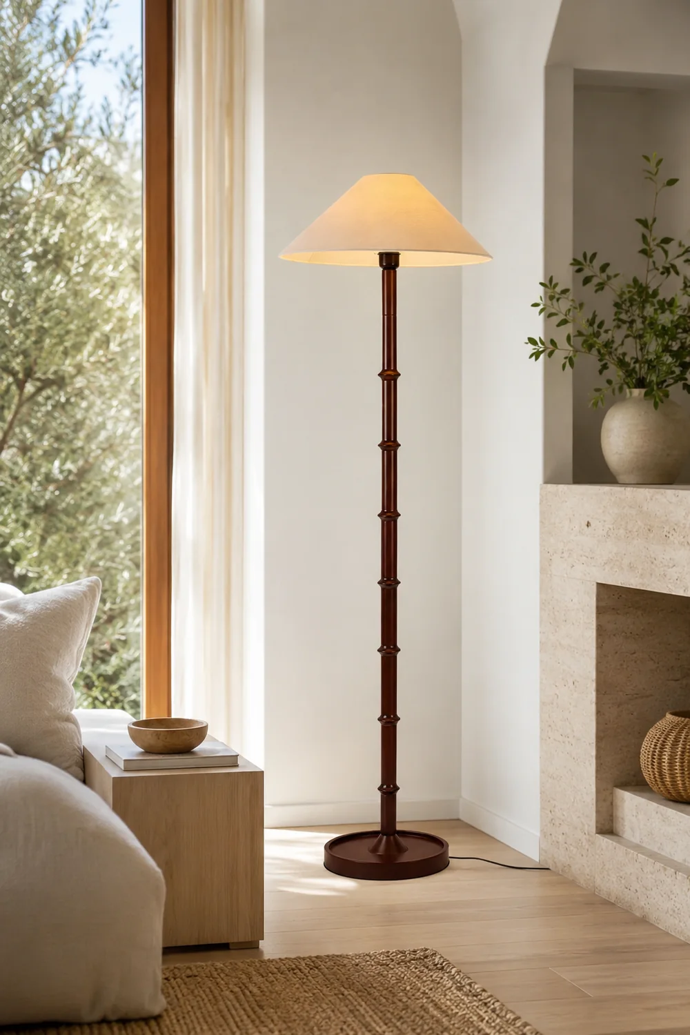 Bamboo Knot Floor Lamp - Lumpaz