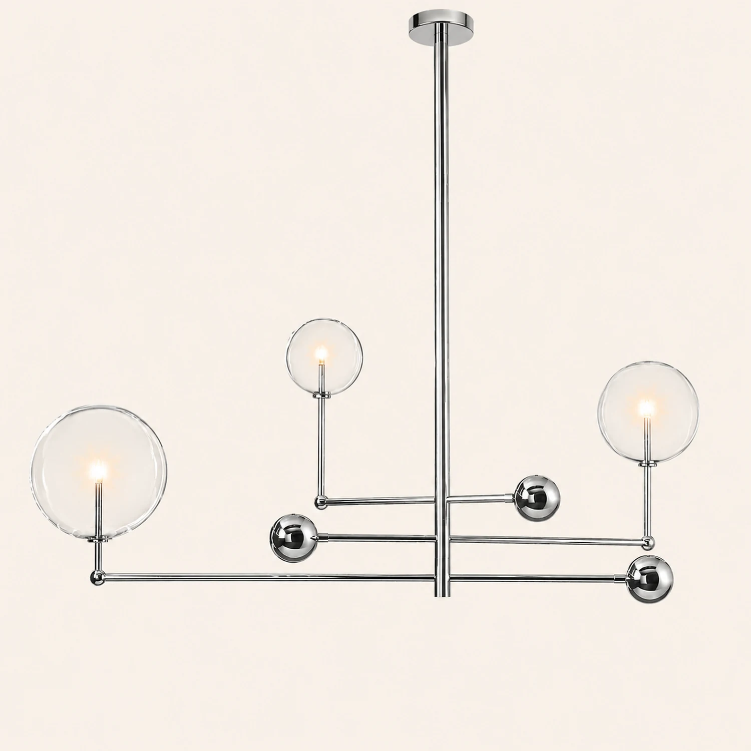 Glass Globe Mobile Chandelier - Lumpaz