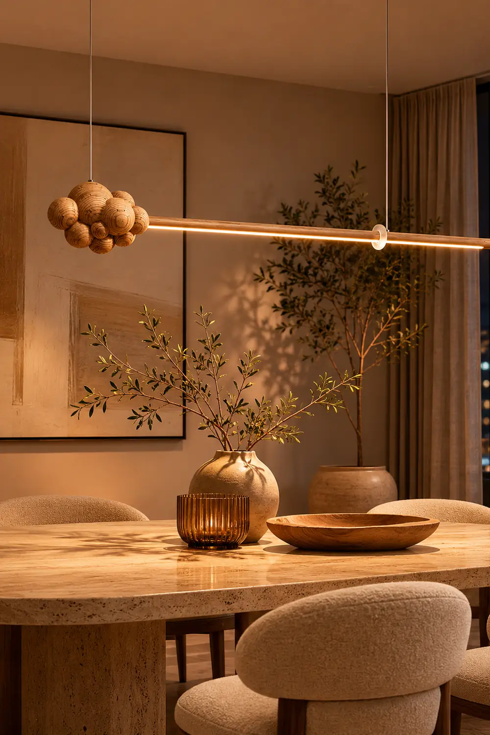 Cloud Stick Chandelier - Lumpaz