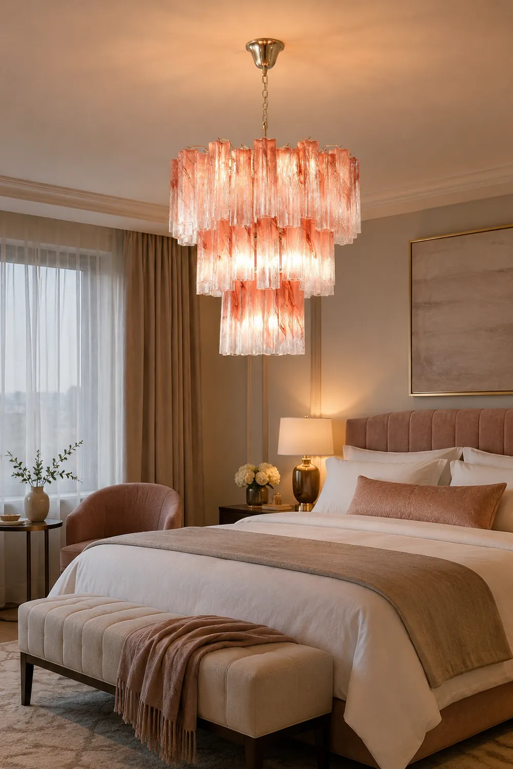 Starlight Rose Chandelier - Lumpaz