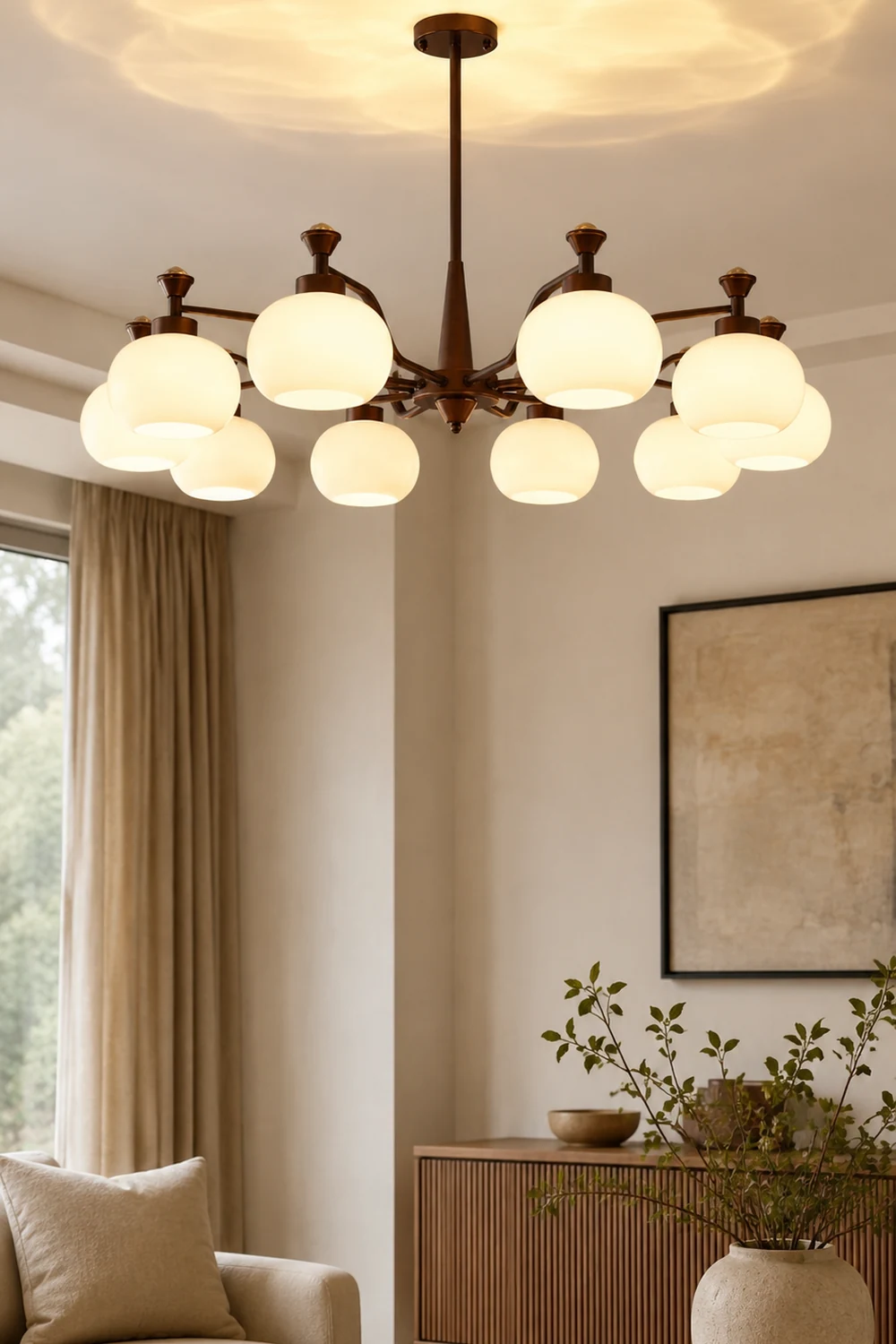 Globe Spotlight Chandelier - Lumpaz