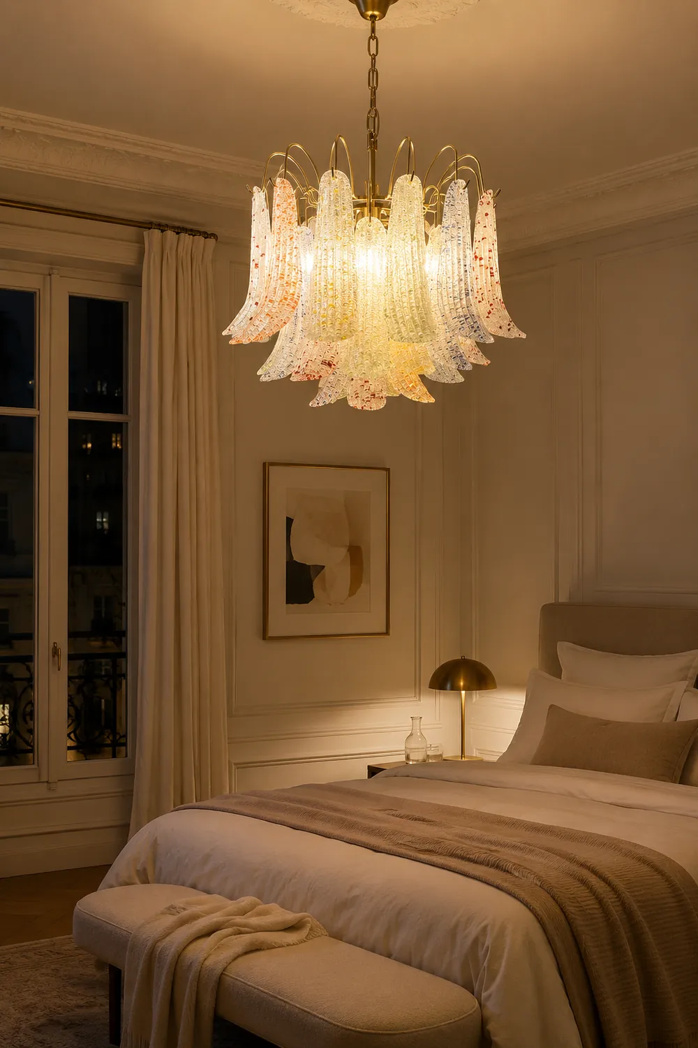 Venini Colorful Murano Glass Chandelier - Lumpaz