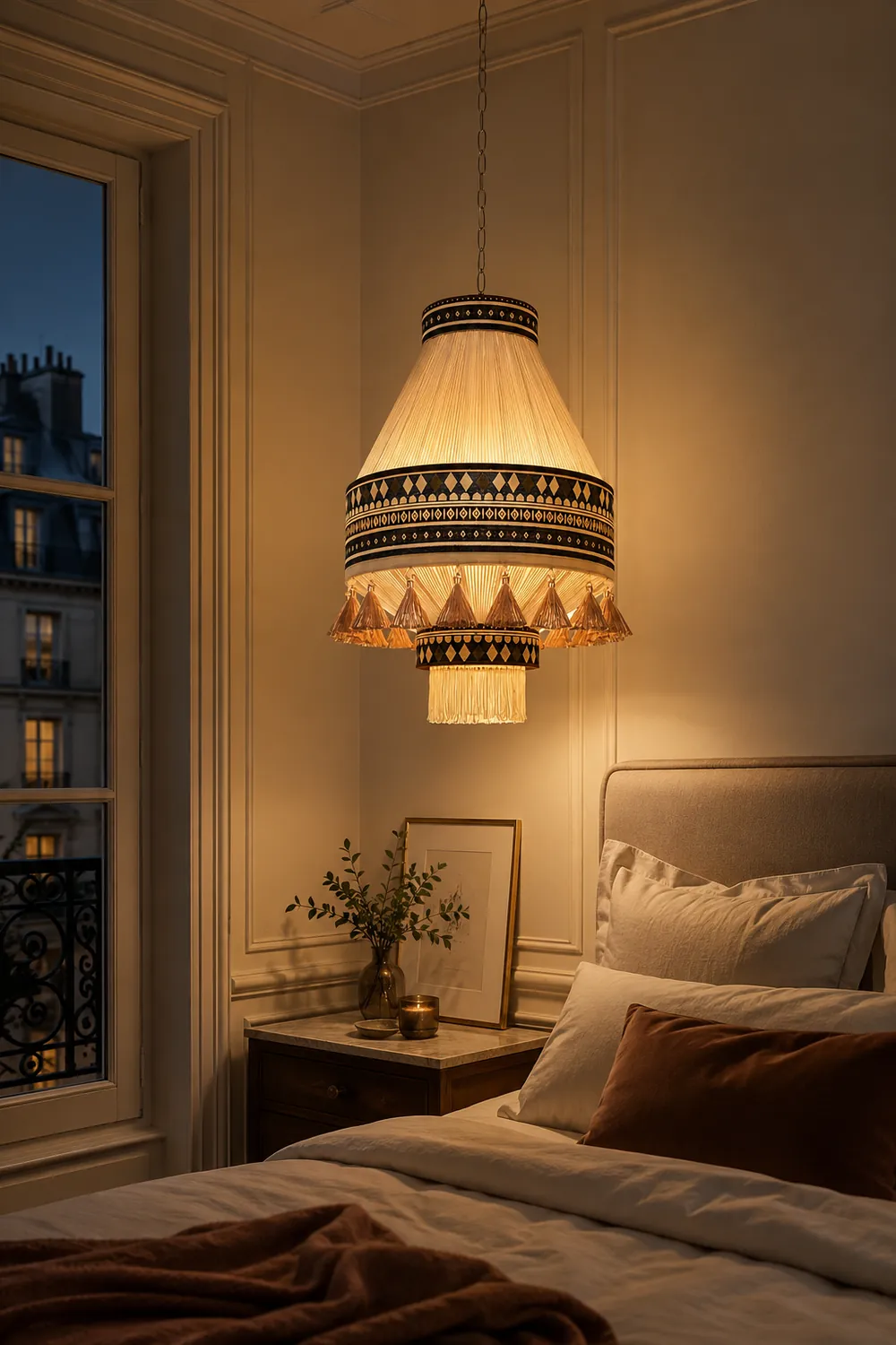 Bohemian Fringe Pendant Lamp - Lumpaz