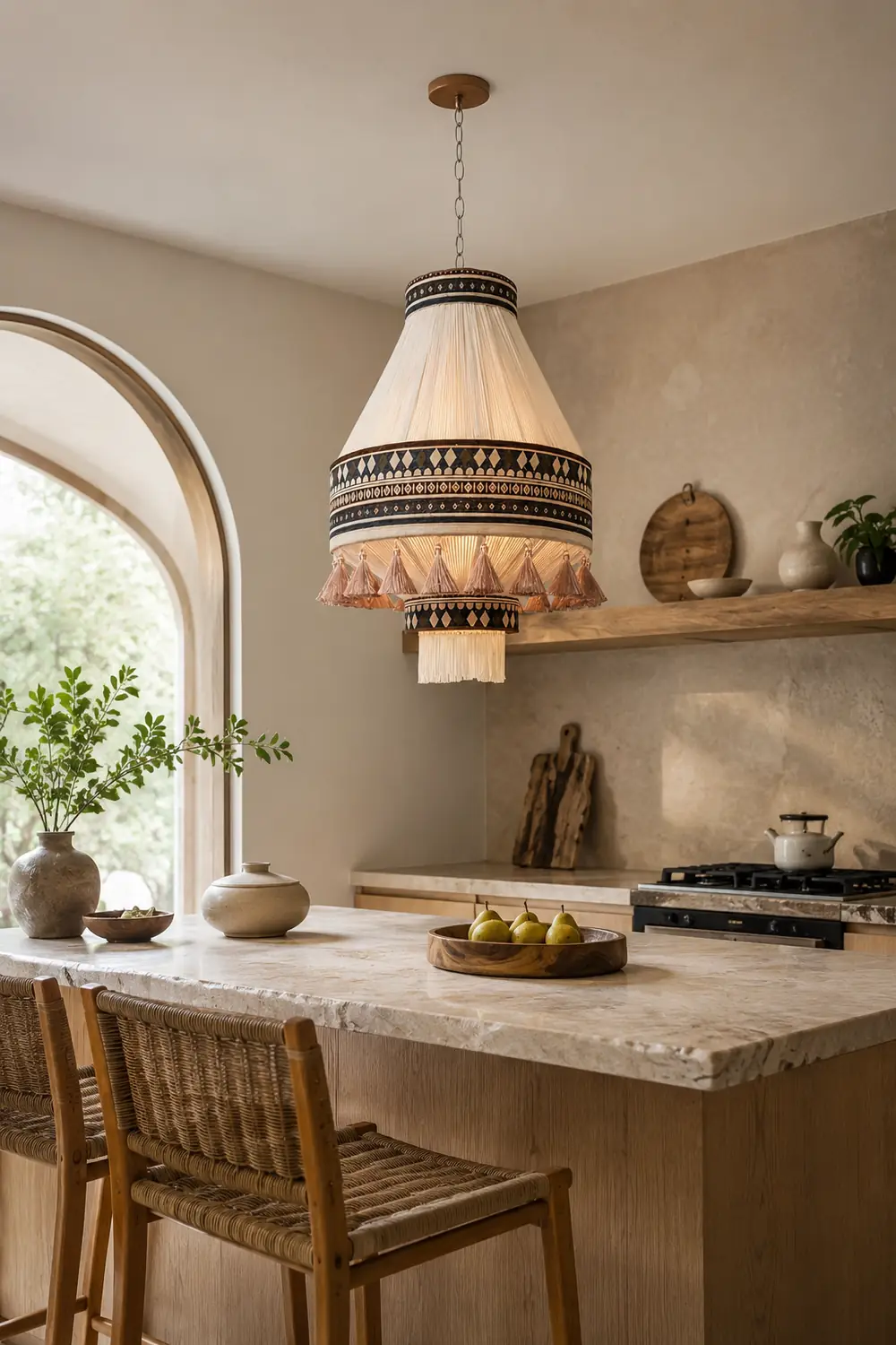 Bohemian Fringe Pendant Lamp - Lumpaz