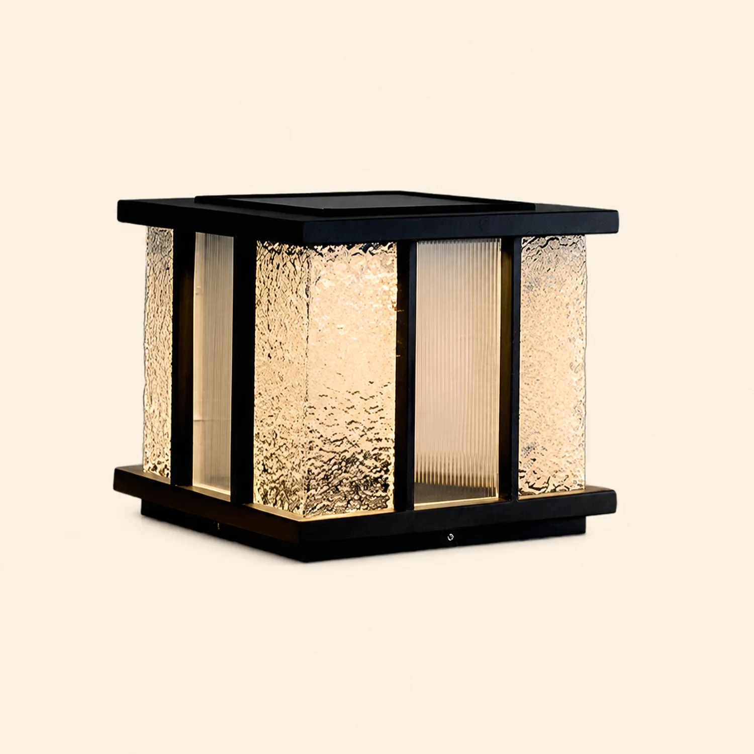 Modern Cube Solar Outdoor Light - Lumpaz