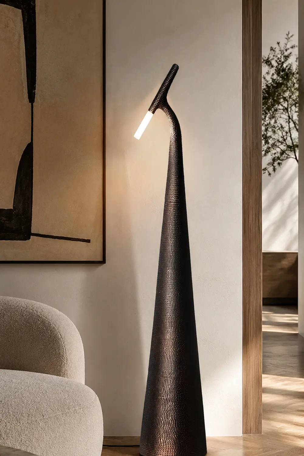 Apex Texture Floor Lamp - Lumpaz