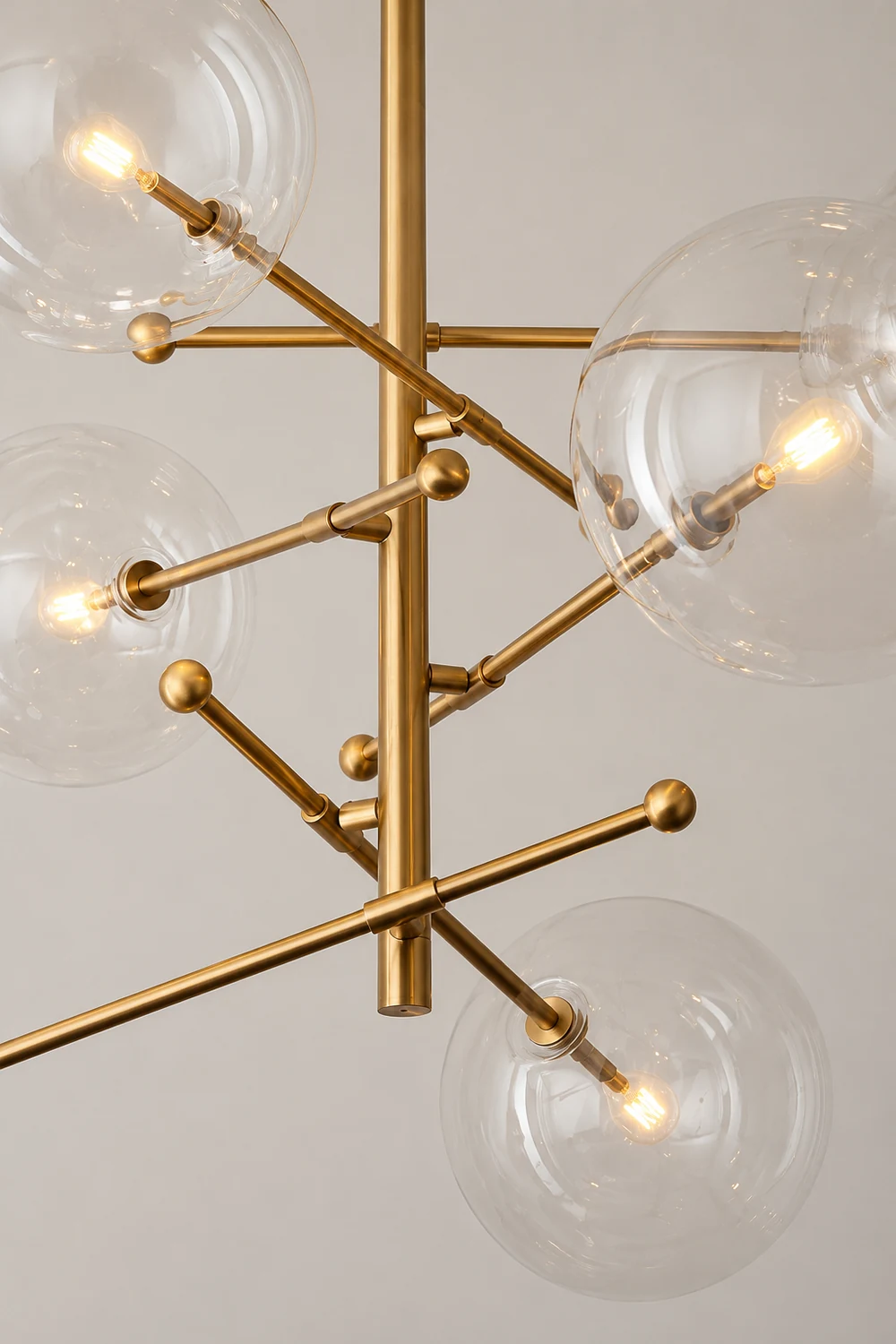 Glass Globe Mobile Chandelier - Lumpaz