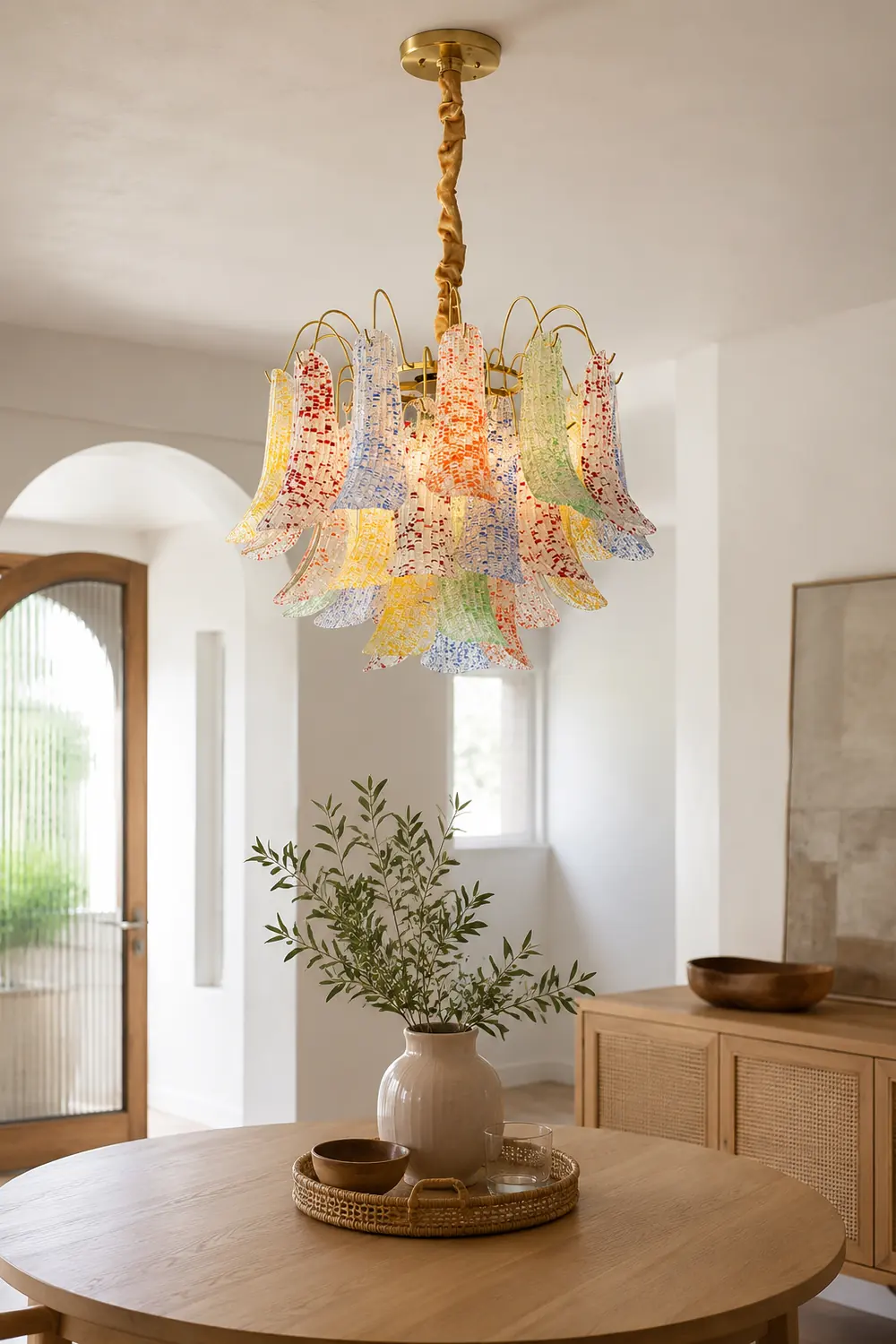 Mazzega Murano Glass Chandelier - Lumpaz