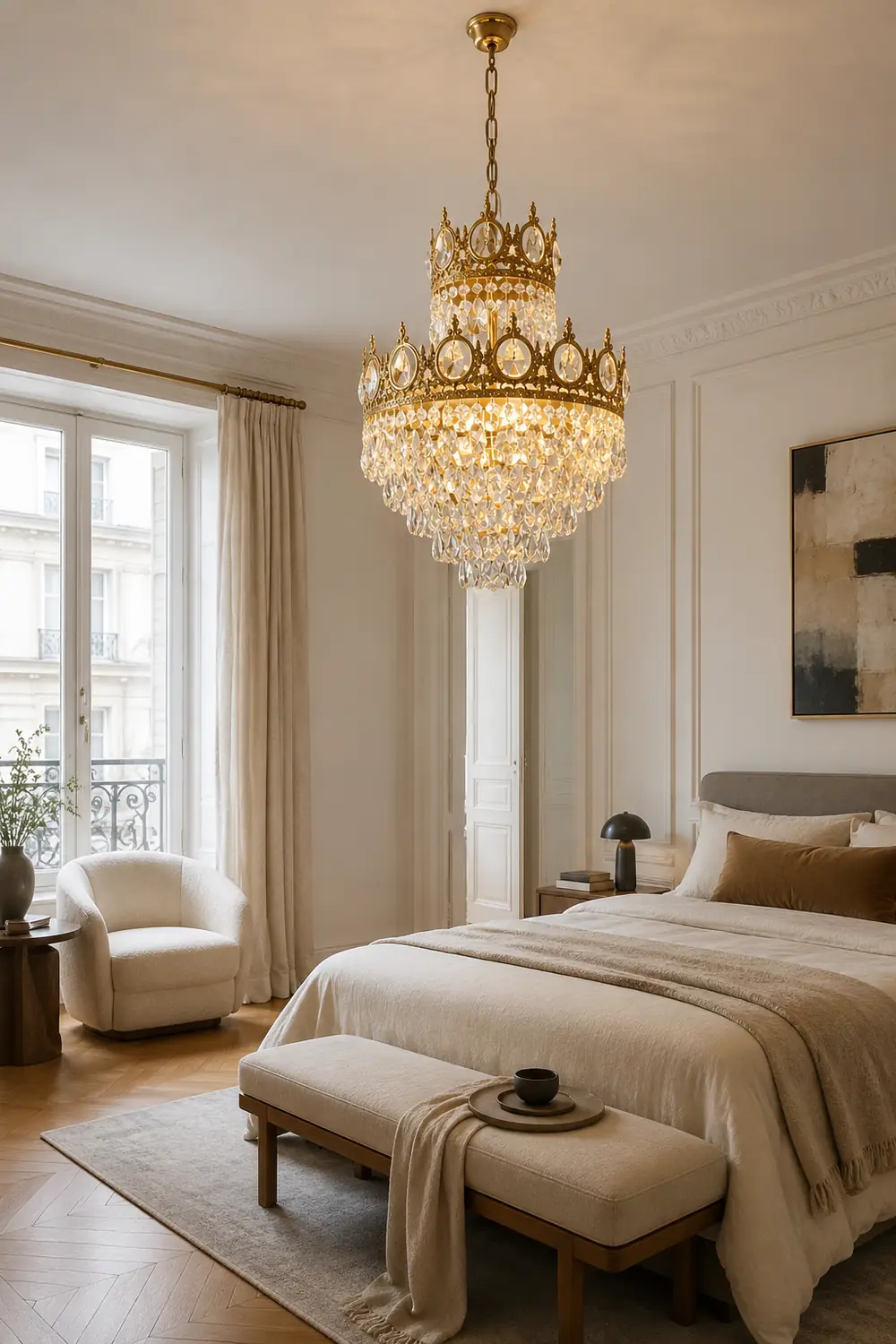 Linfort Brass Chandelier - Lumpaz