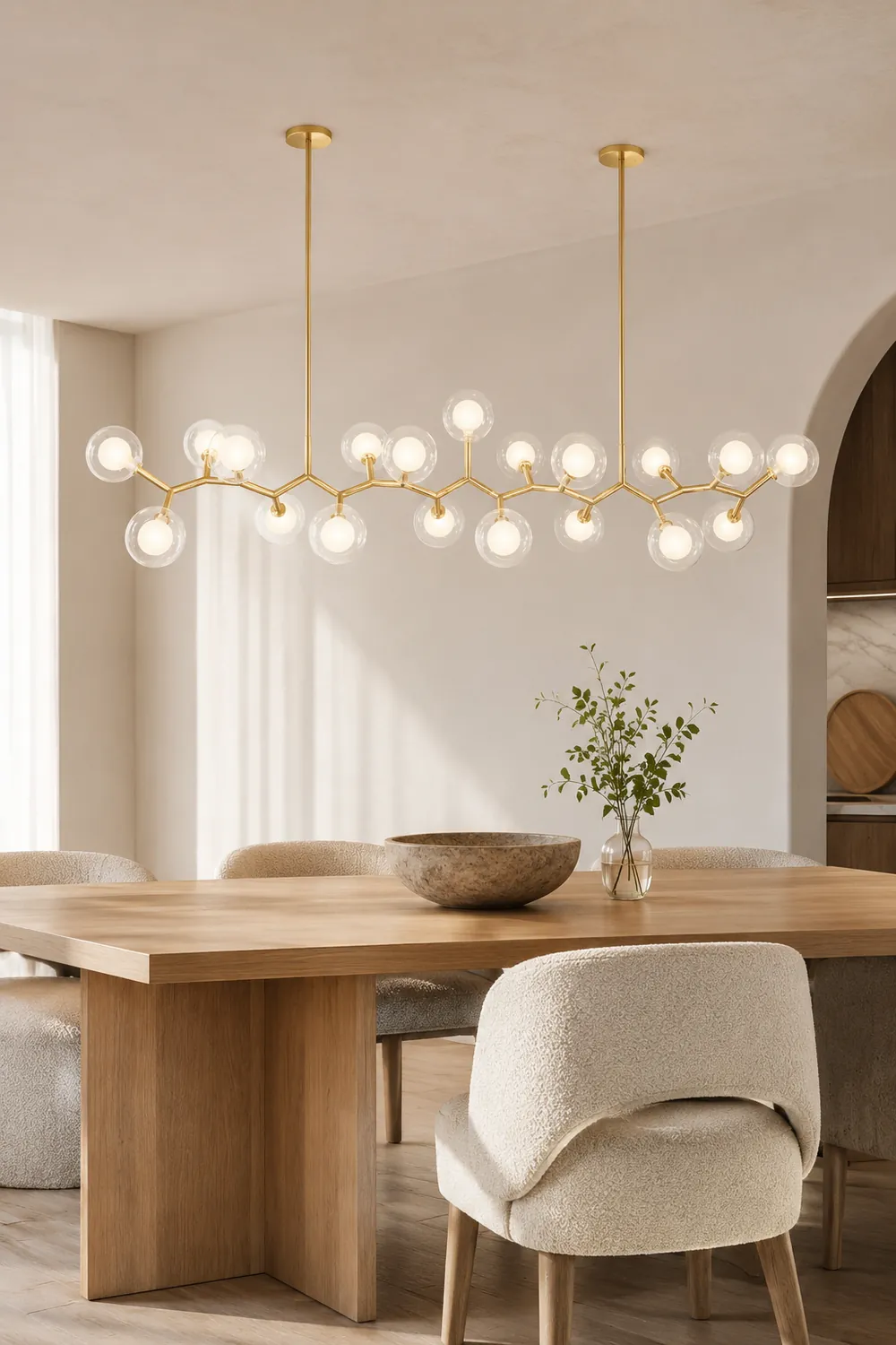 Molecular Glass Balls Chandelier - Lumpaz