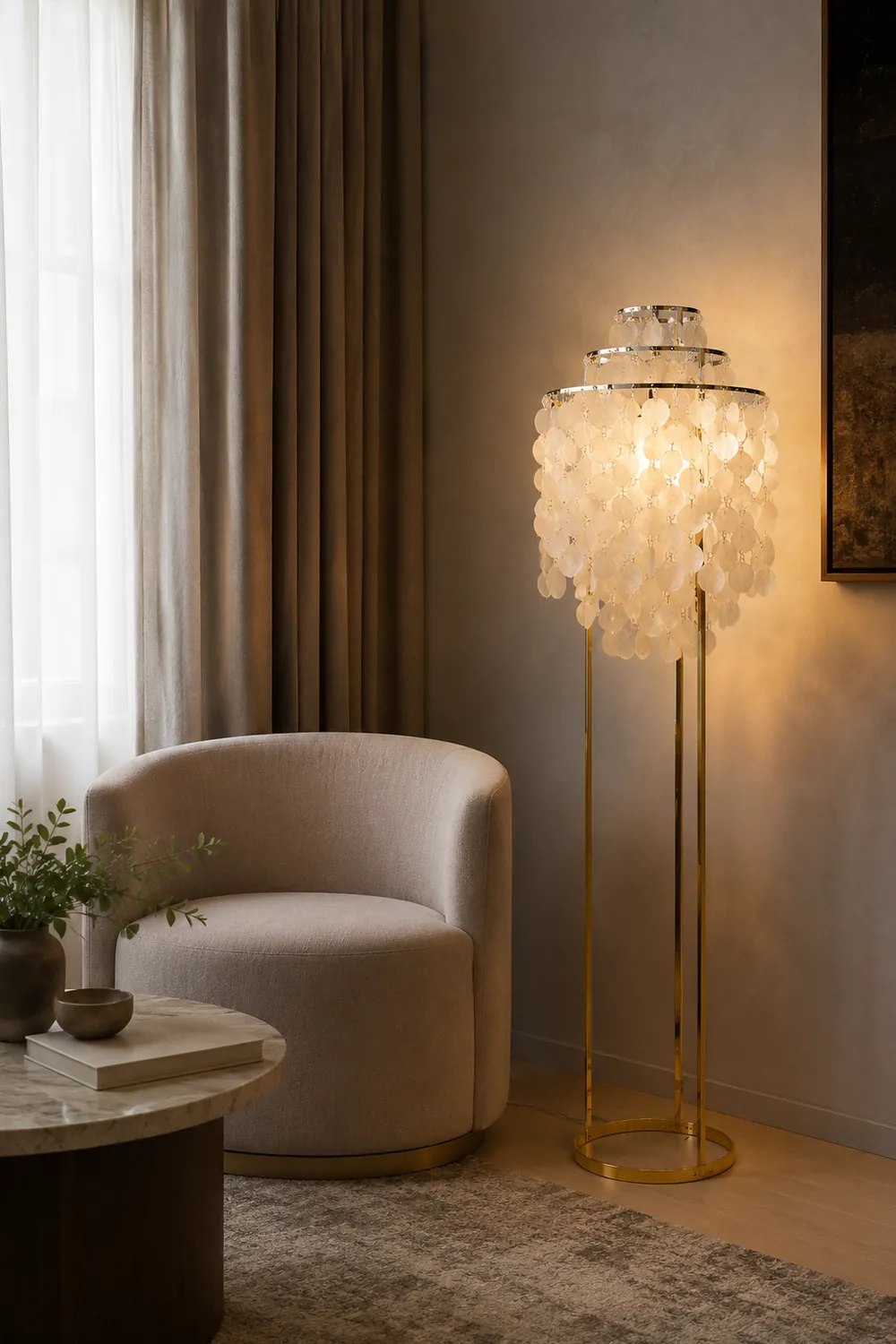 Shell Floor Lamp - Lumpaz
