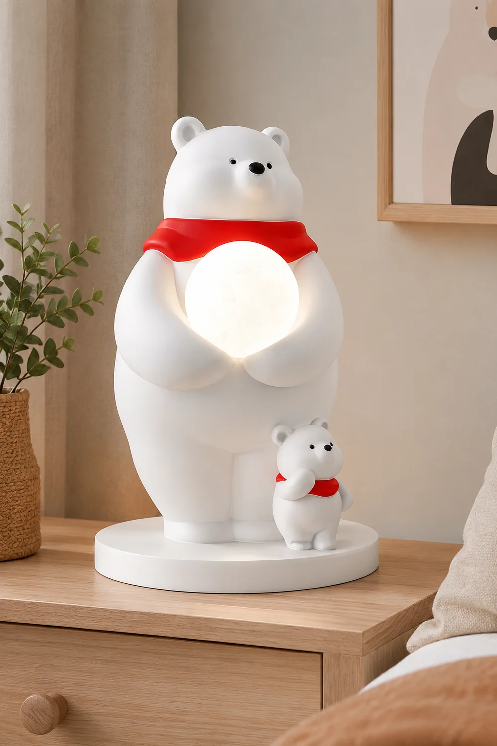 Polar Bears Table Lamp - Lumpaz