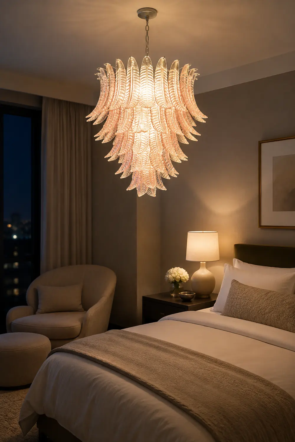 Rosalind Murano Chandelier - Lumpaz