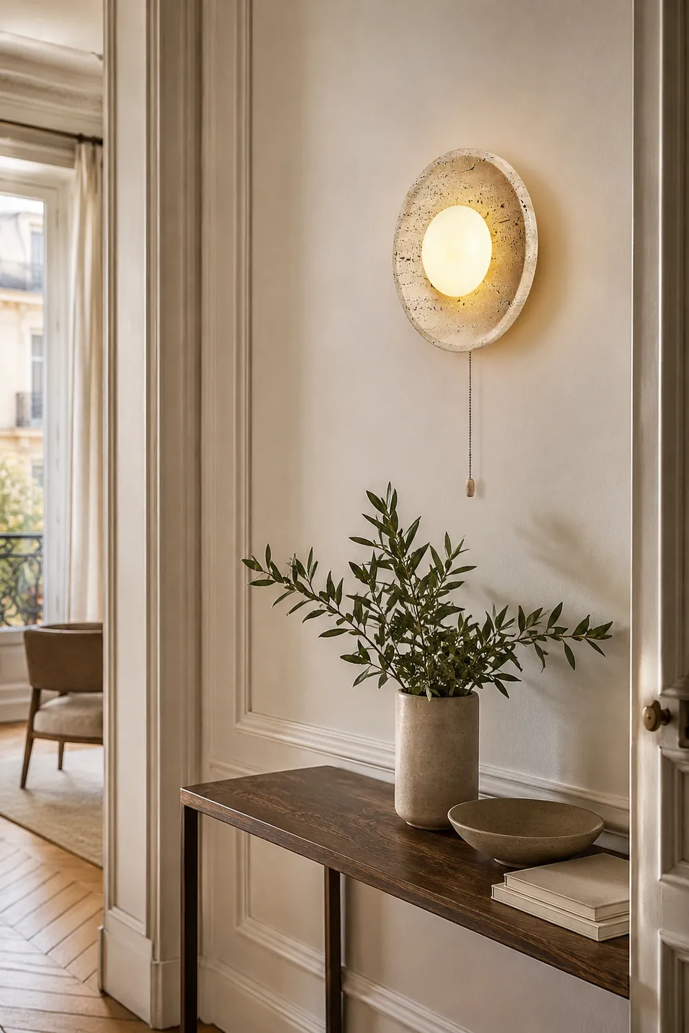 Stone Lunar Eclipse Wall Light - Lumpaz