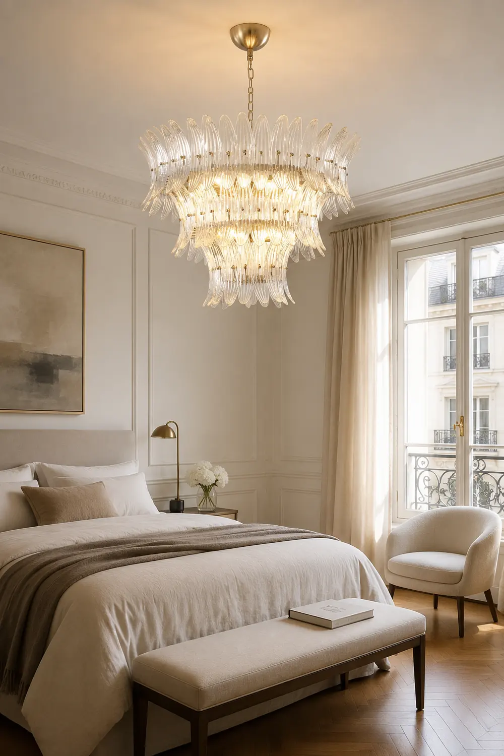 Murano Palmette Chandelier - Lumpaz