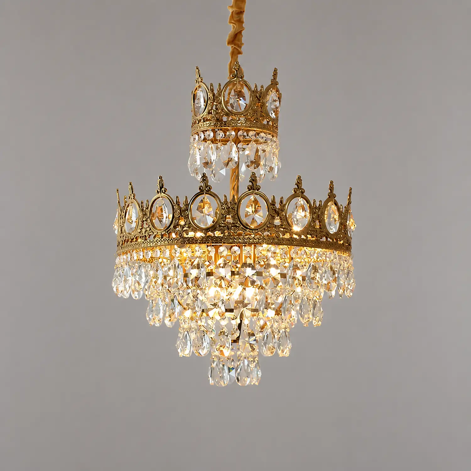Linfort Brass Chandelier - Lumpaz