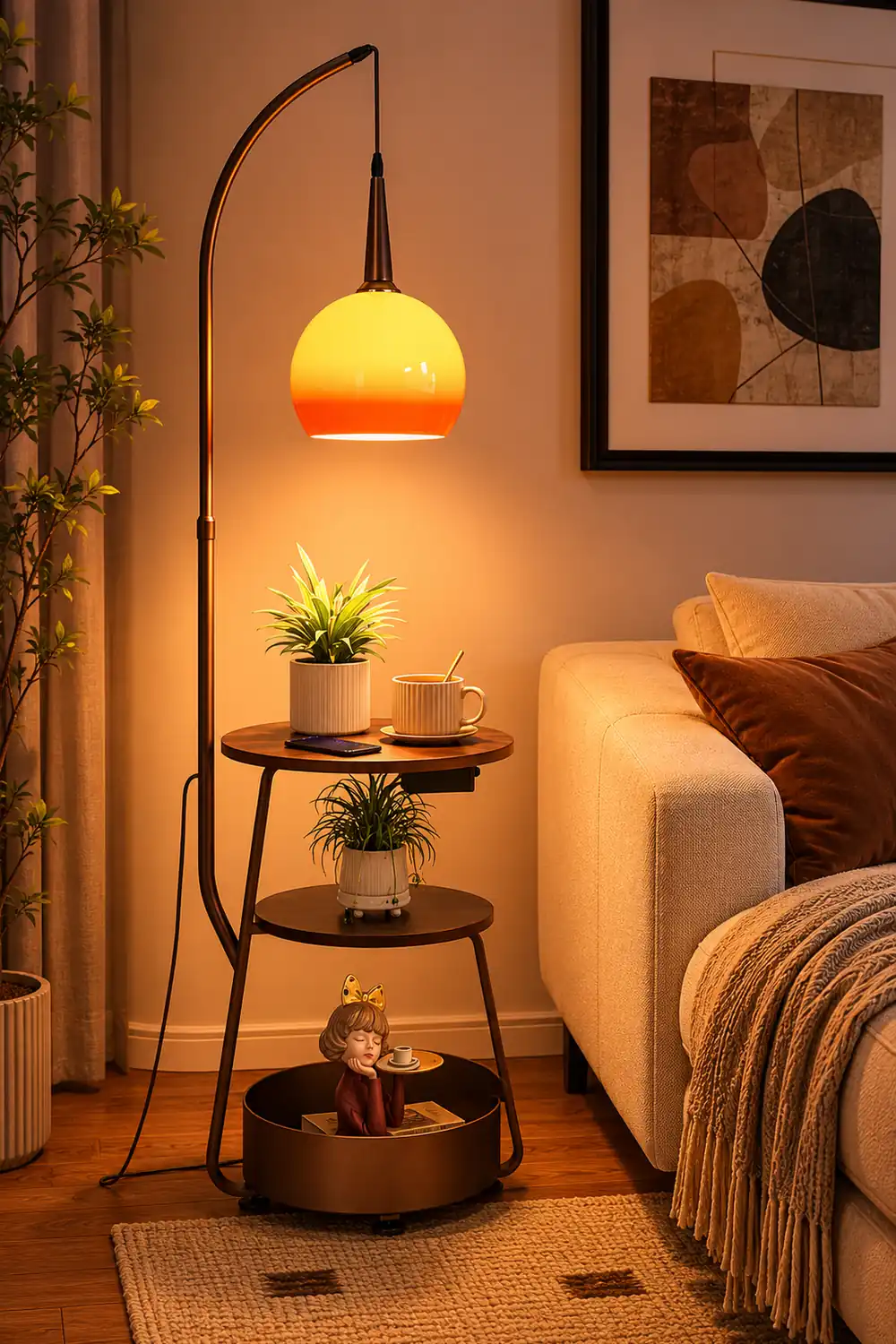 Solstice Arc Floor Lamp - Lumpaz