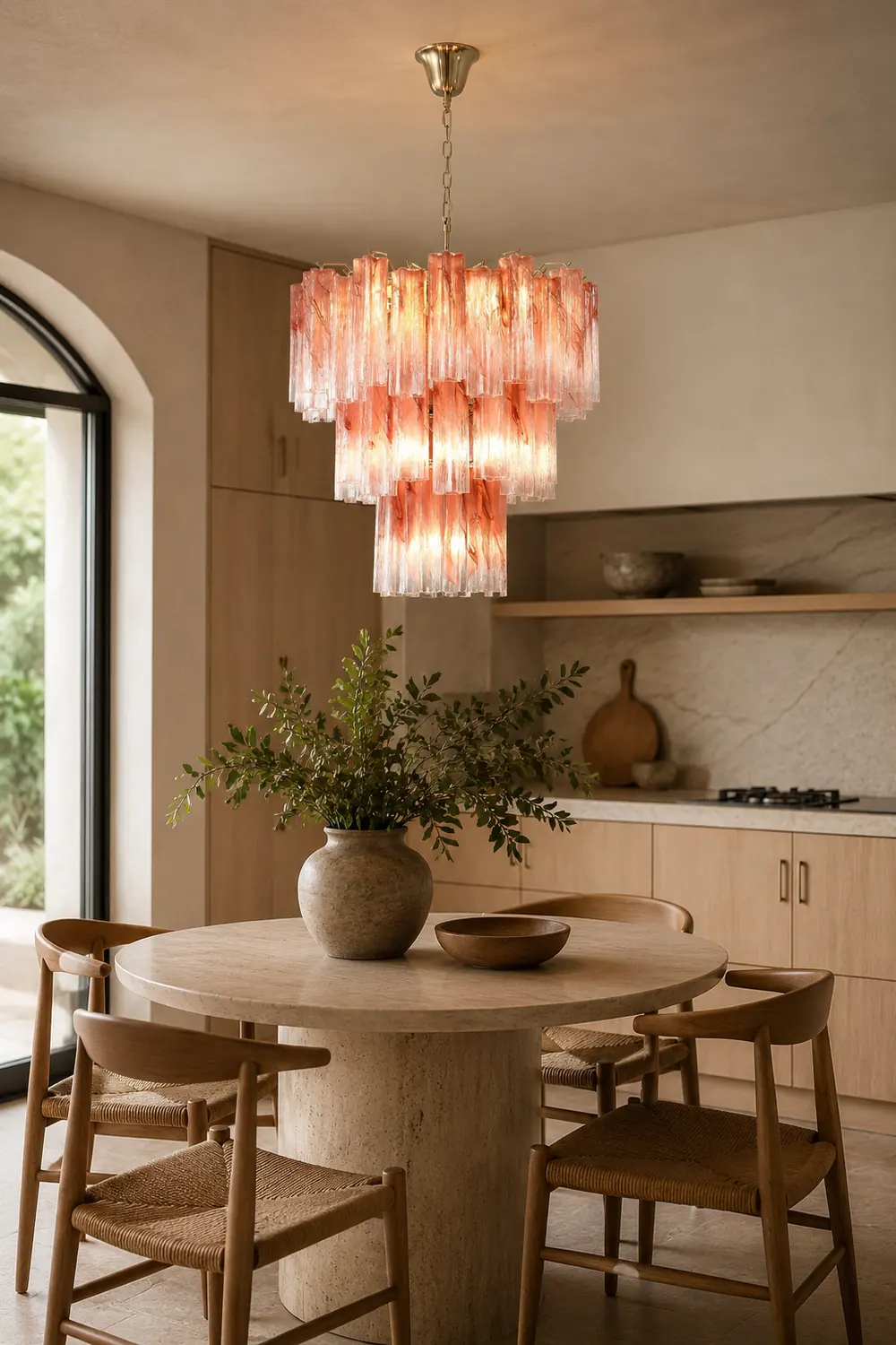 Starlight Rose Chandelier - Lumpaz