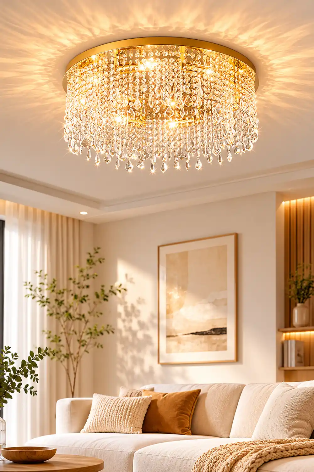 Beirio Crystal Ceiling Lamp - Lumpaz