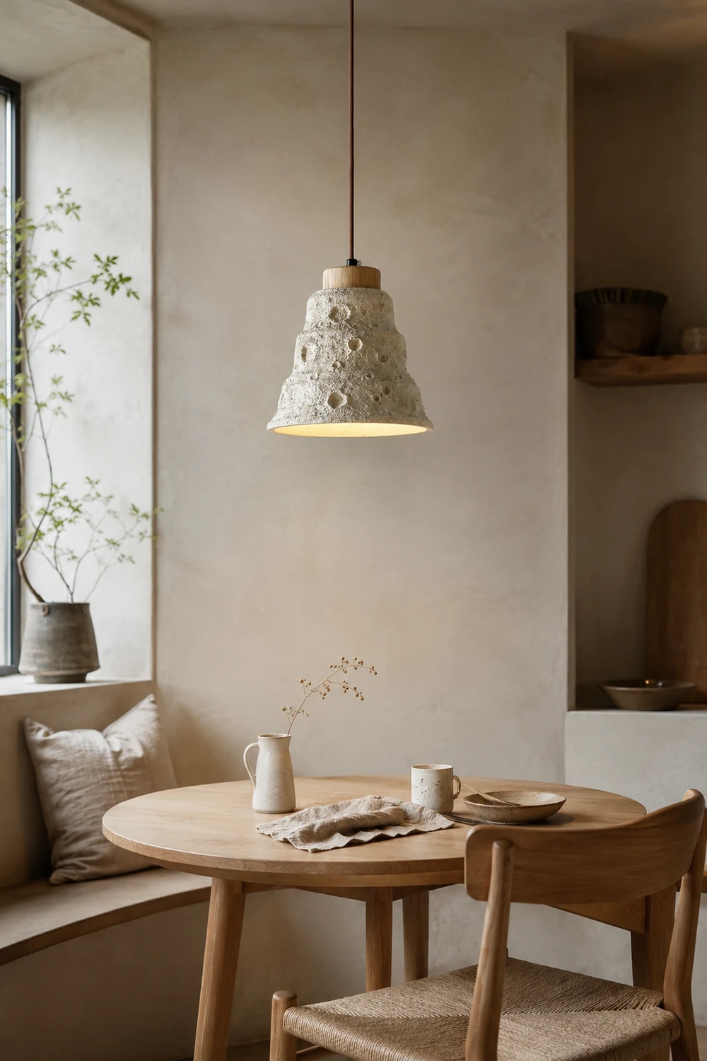 Stone Bell Pendant Light - Lumpaz