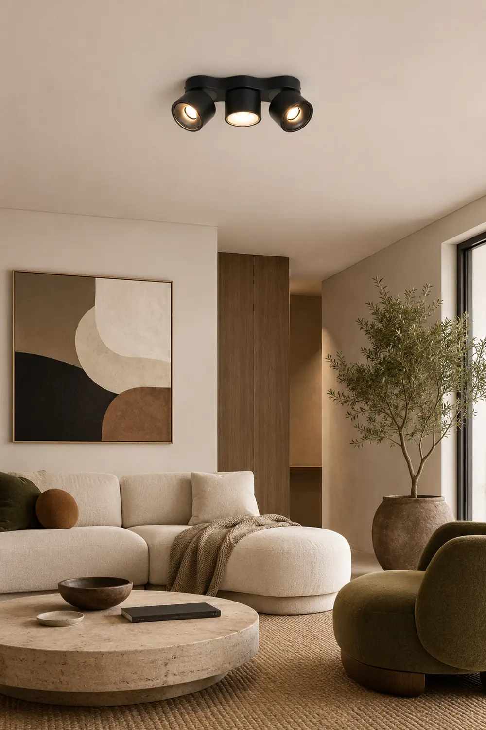 Three-heads Rotating Folding Ceiling Lamp - Lumpaz