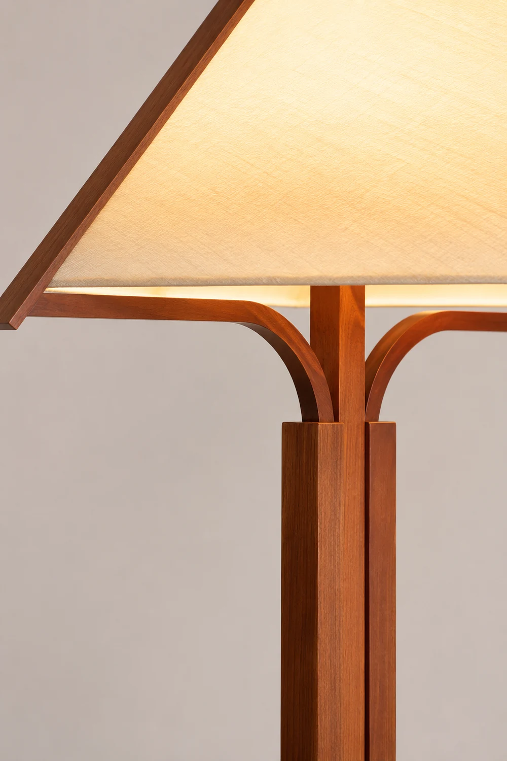 Apex Triangle Shade Floor Lamp - Lumpaz