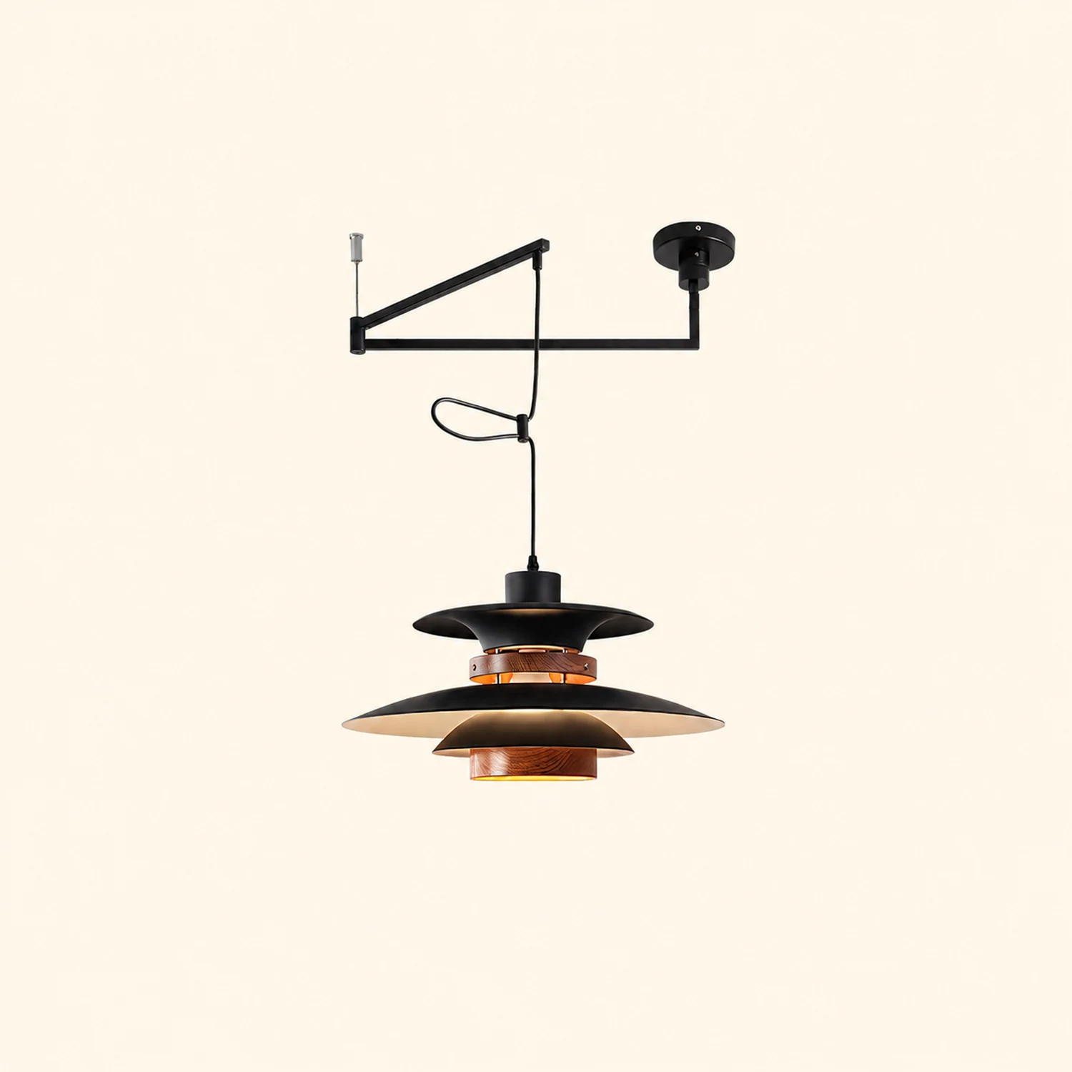 Mercero Swing Arm Pendant Lamp - Lumpaz