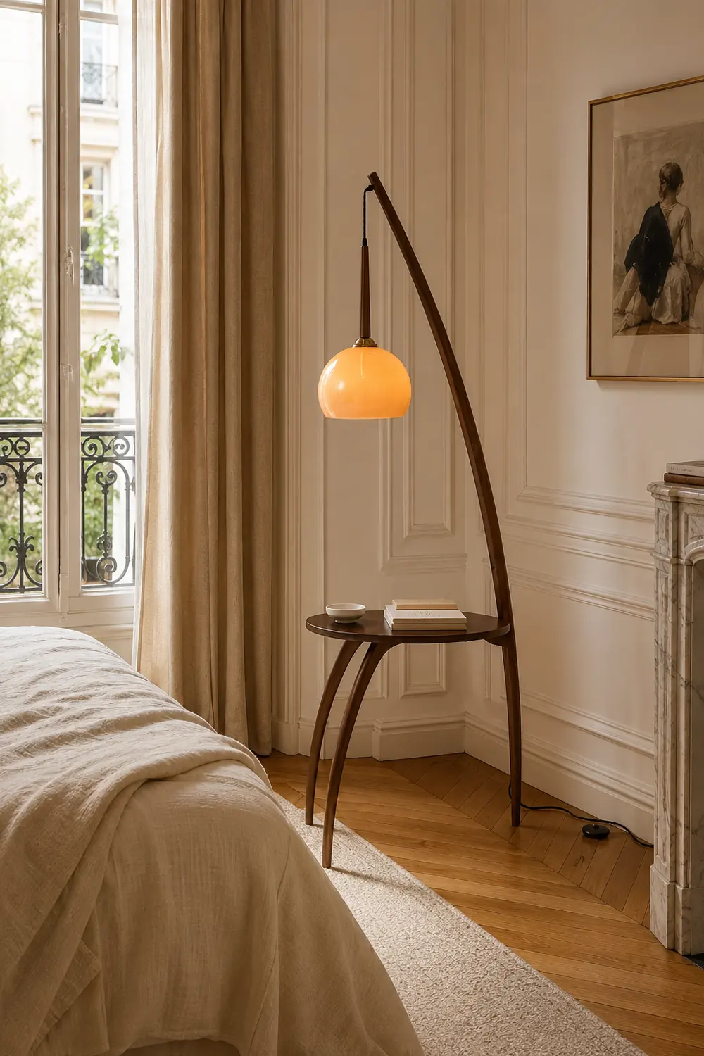 Arc Sphere Floor Lamp - Lumpaz