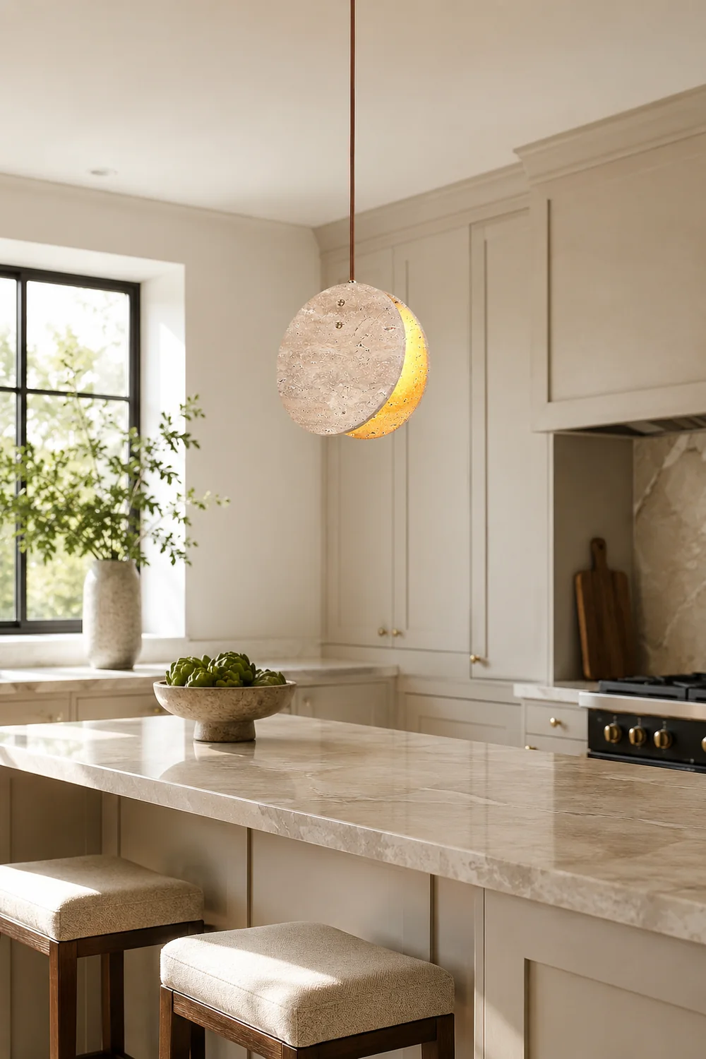 Solstice Stone Pendant Light - Lumpaz