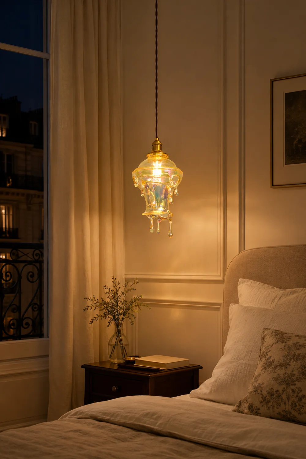 Water Droplets Resin Pendant Lamp - Lumpaz