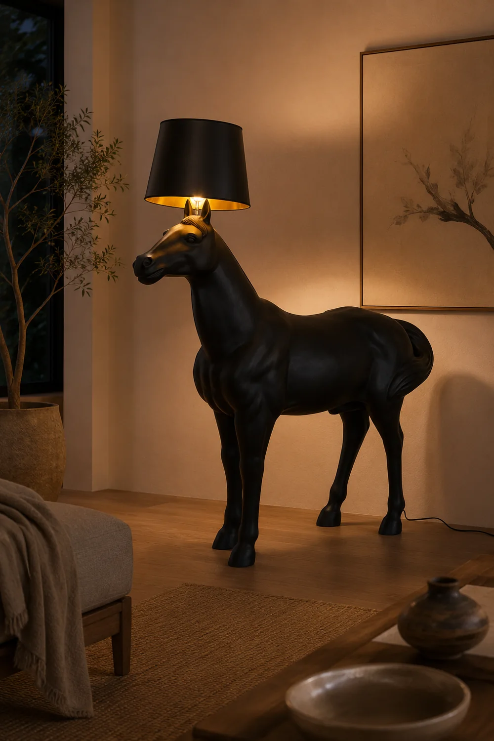 Equine Majesty Floor Lamp - Lumpaz