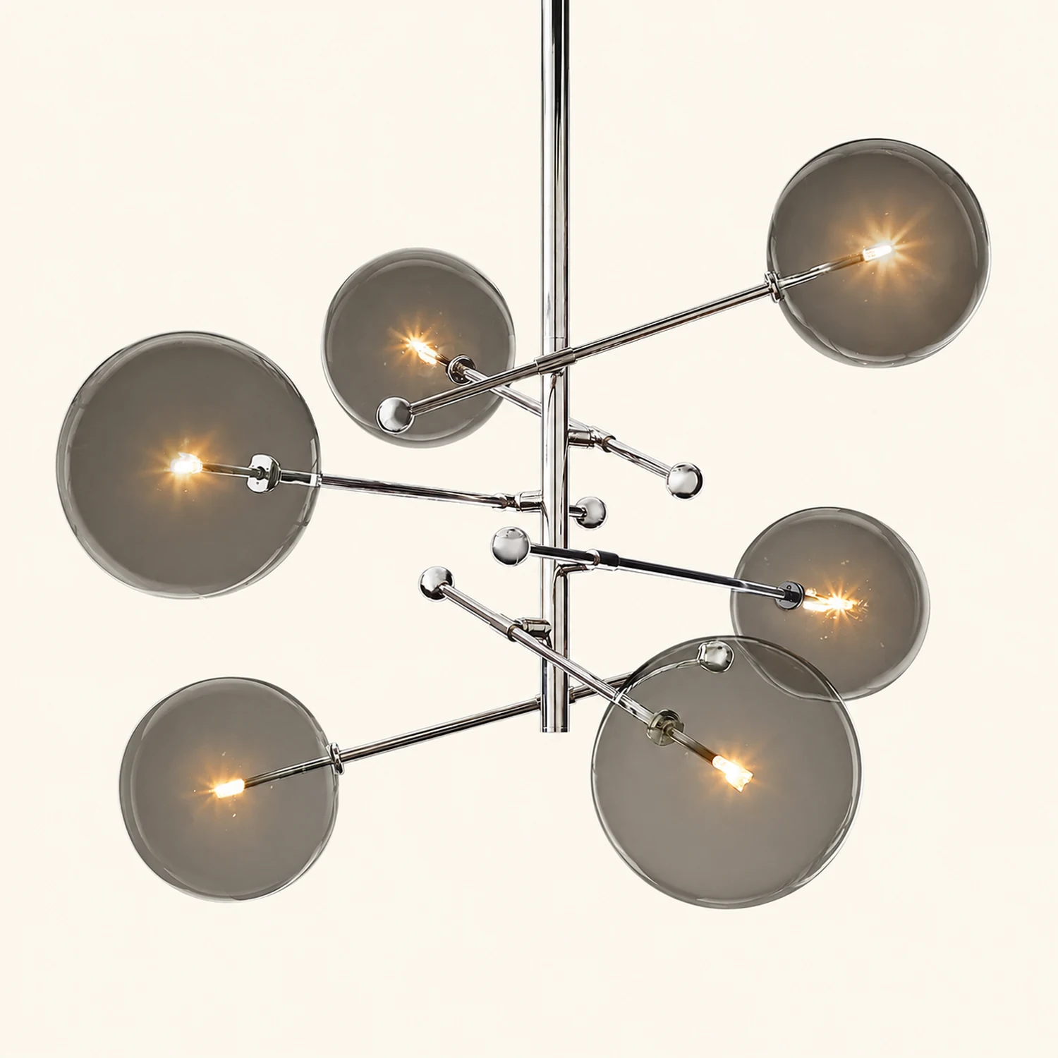 Glass Globe Mobile Chandelier - Lumpaz