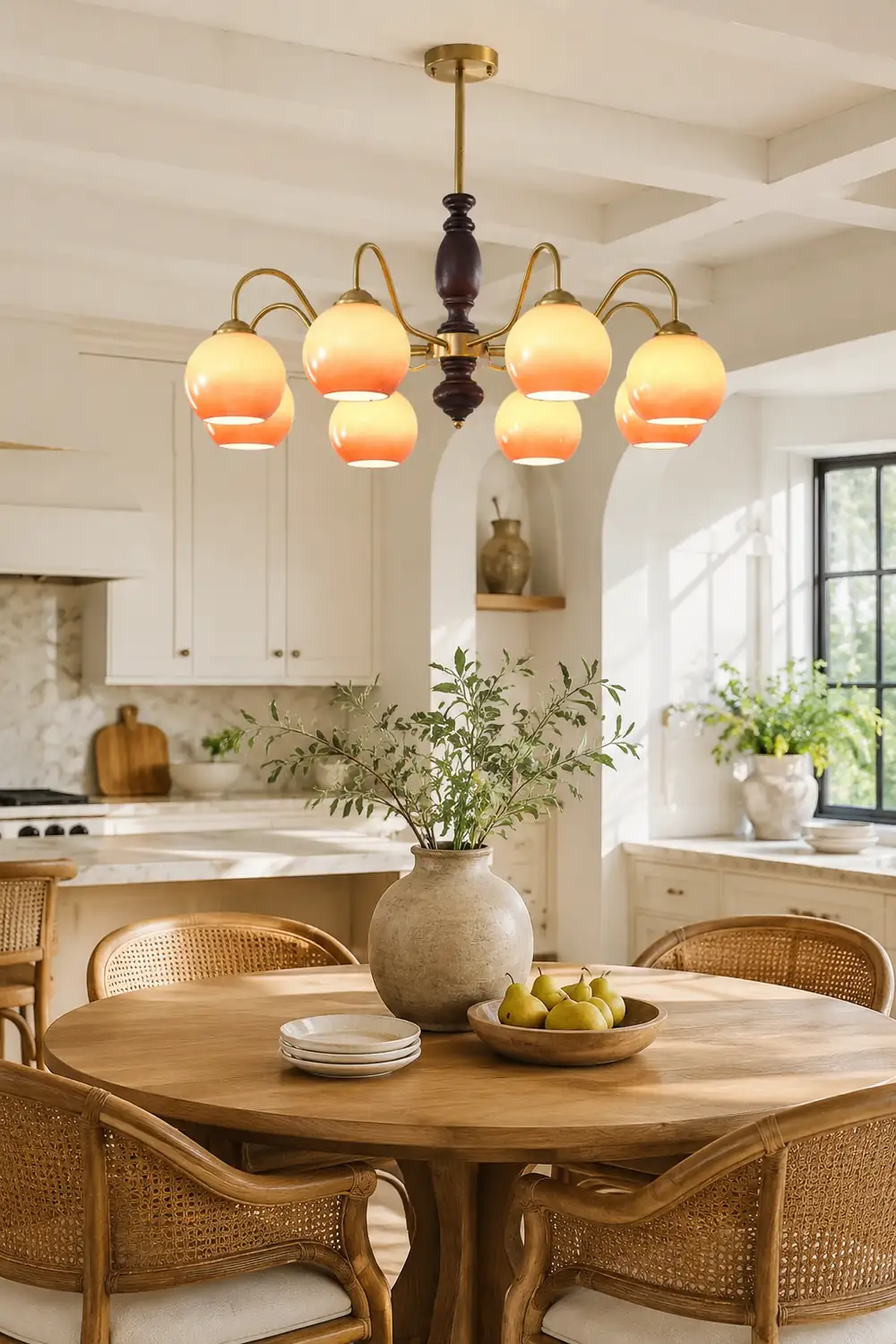 Caramel Orb Chandelier - Lumpaz