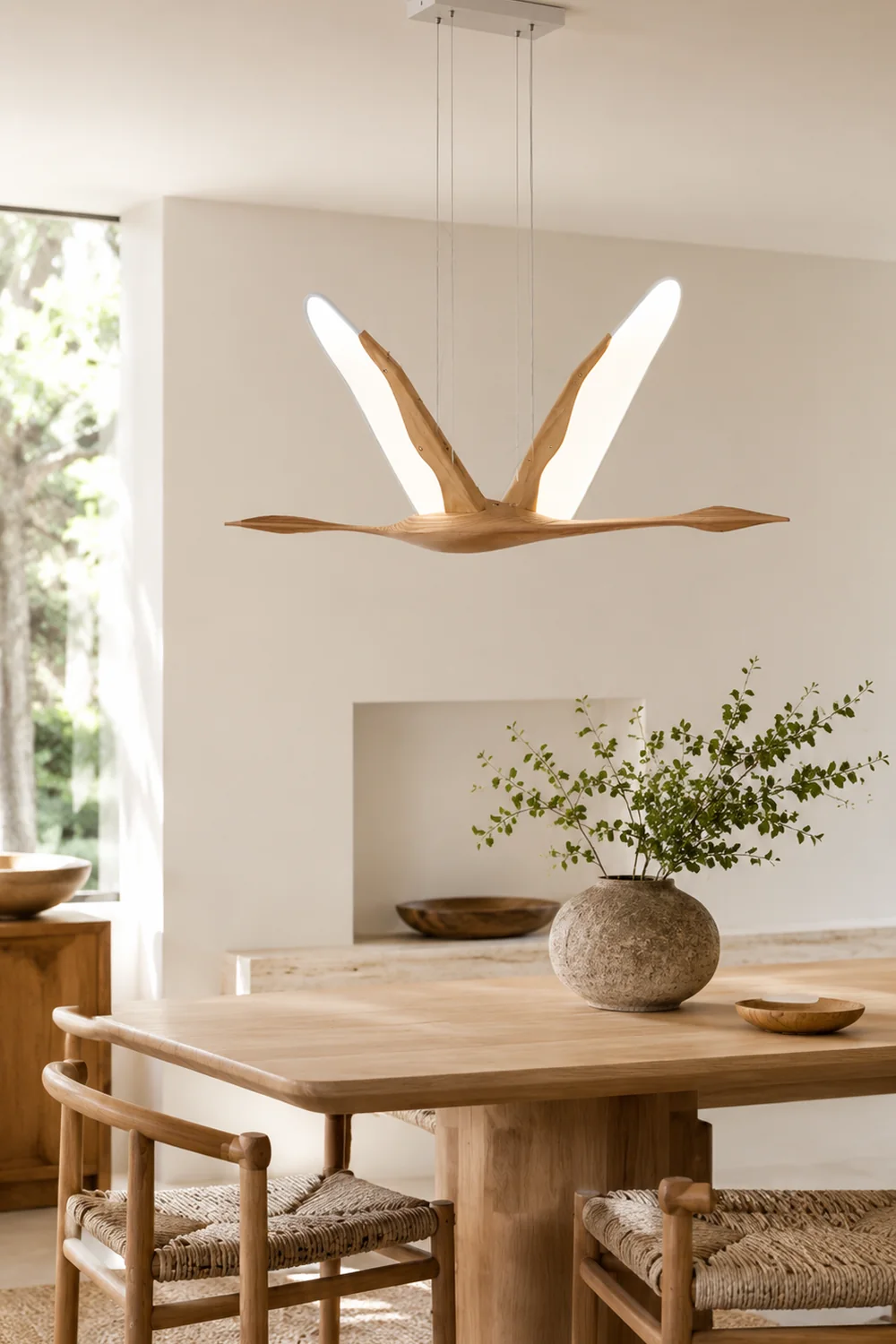 Solitude Crane Pendant Lamp - Lumpaz
