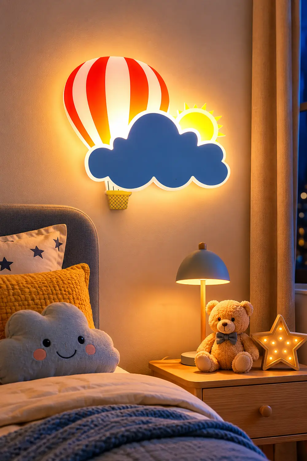 Hot Air Balloon Wall Lamp - Lumpaz