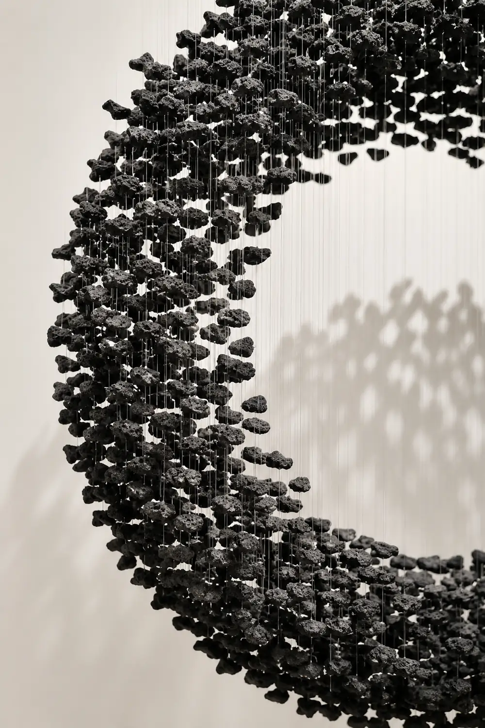Charcoal Shape O Chandelier - Lumpaz