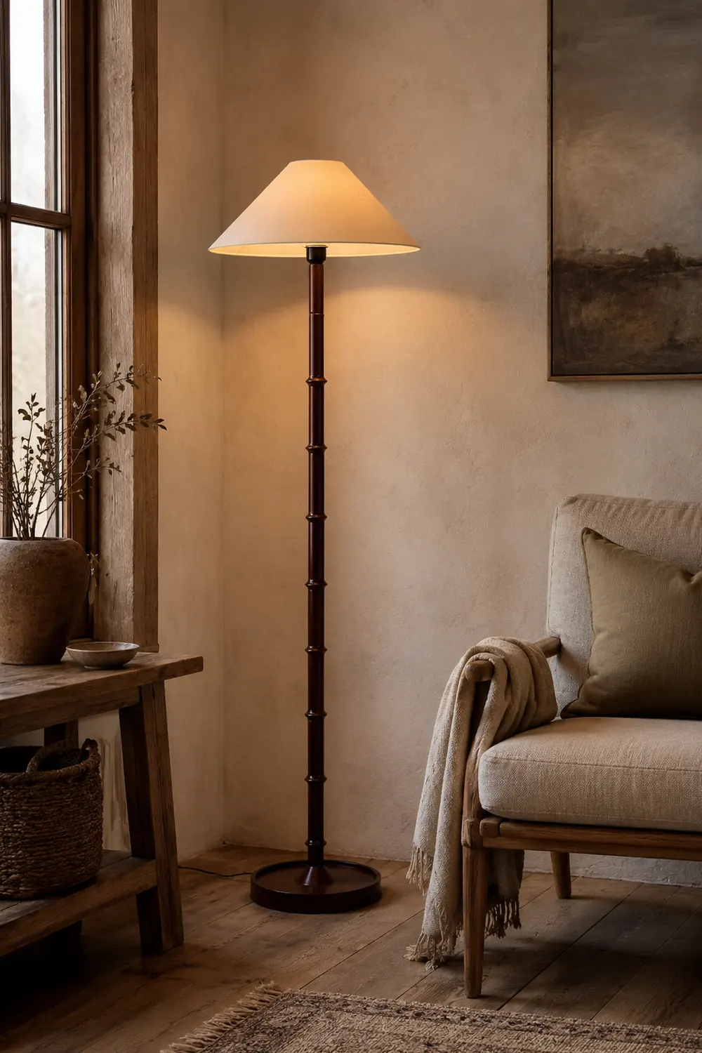 Bamboo Knot Floor Lamp - Lumpaz