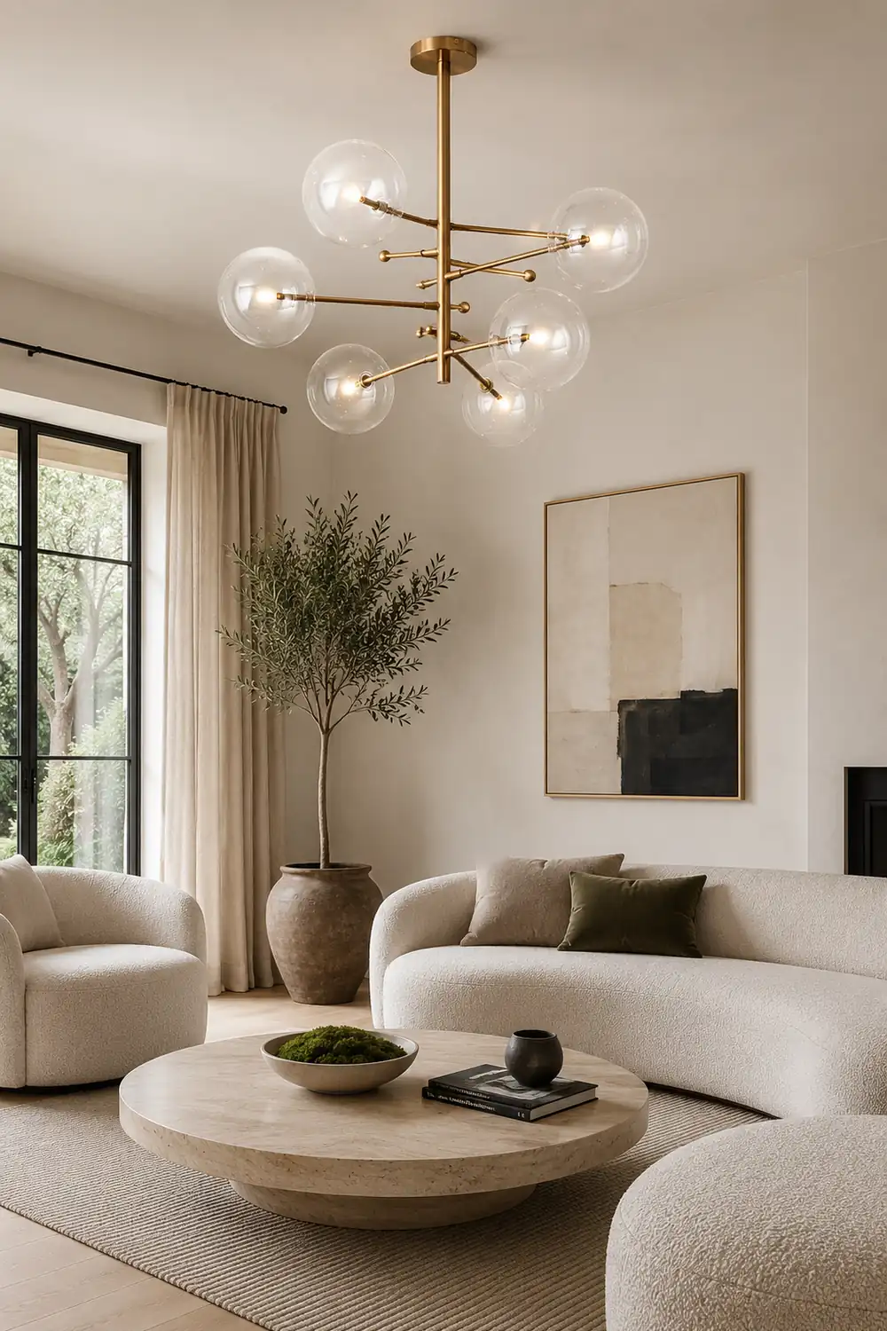 Glass Globe Mobile Chandelier - Lumpaz