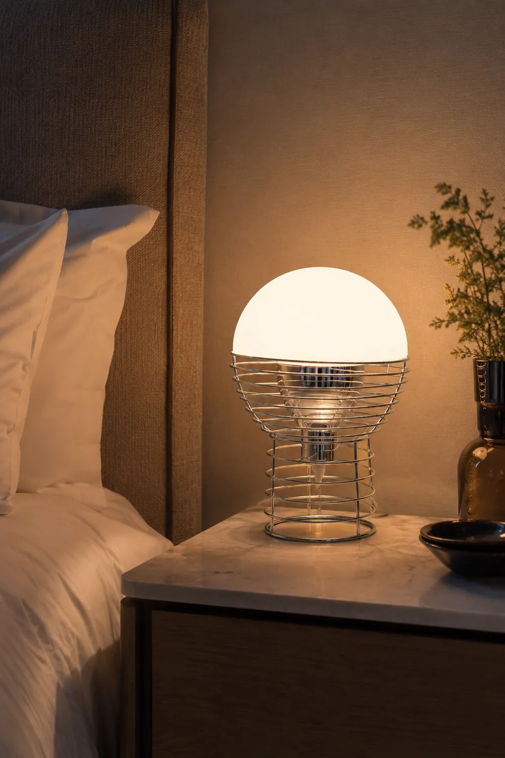 Wire Table Lamp - Lumpaz