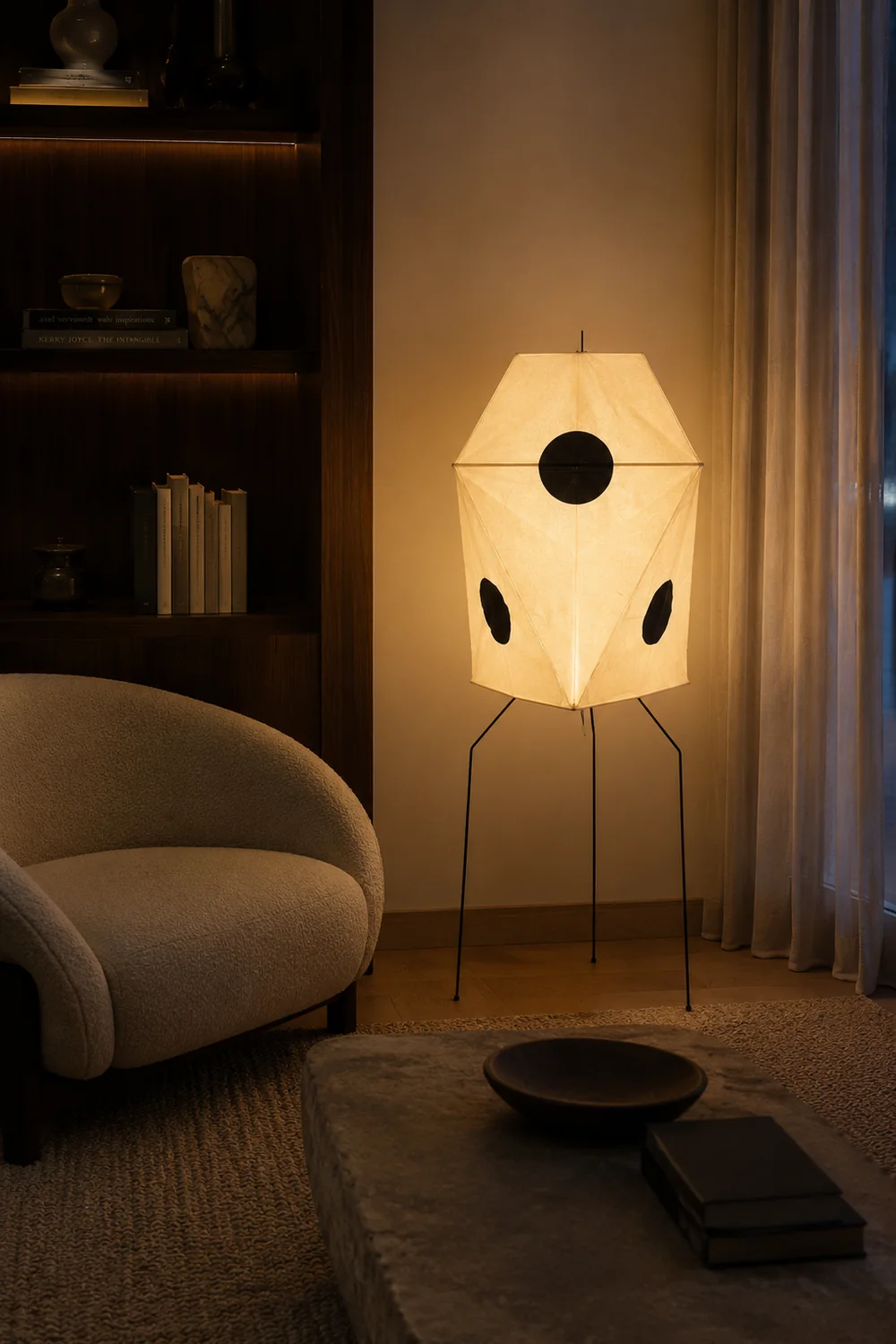 Origami Lantern Floor Lamp - Lumpaz