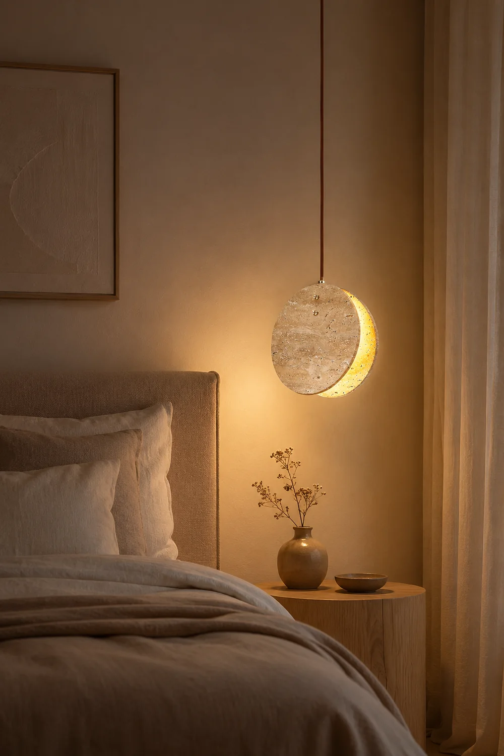 Solstice Stone Pendant Light - Lumpaz