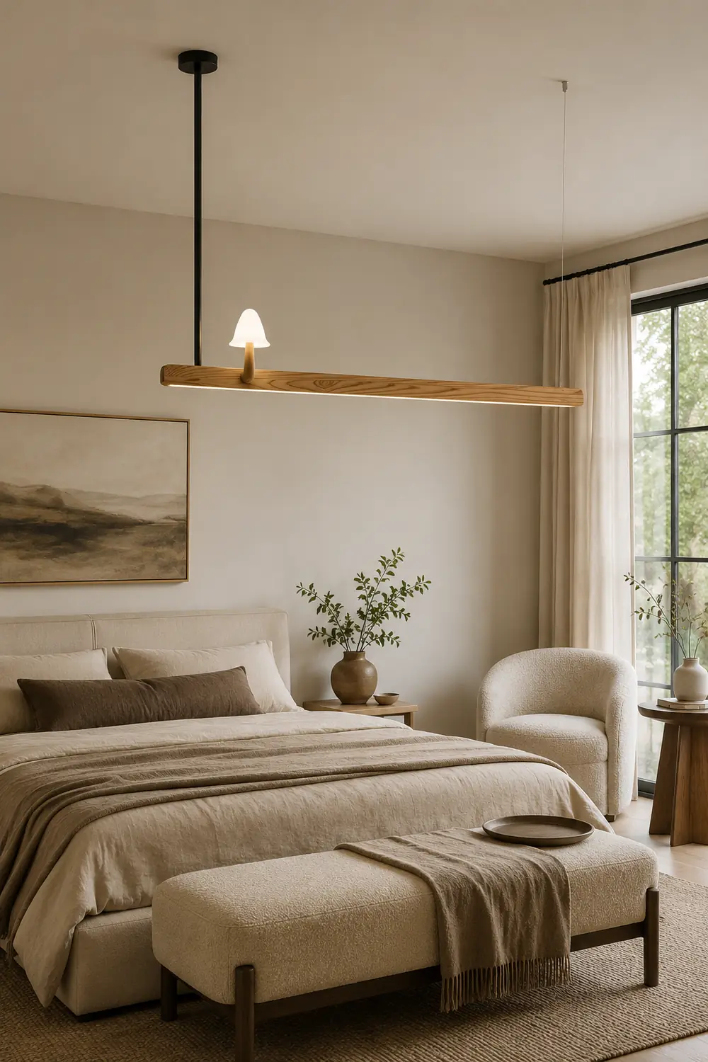 Mushroom Beam Chandelier - Lumpaz