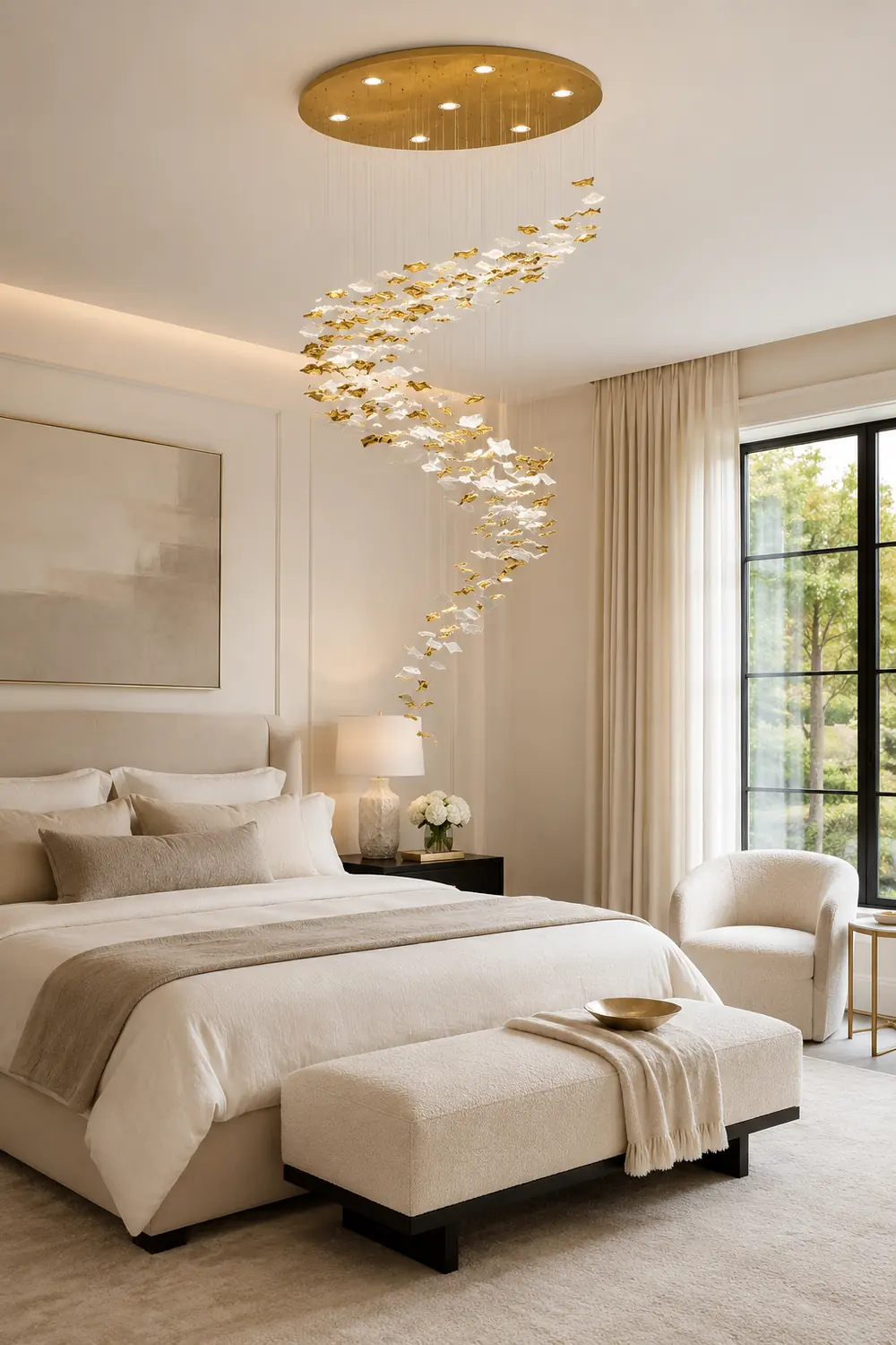 Whispering Kerchiefs Chandelier - Lumpaz