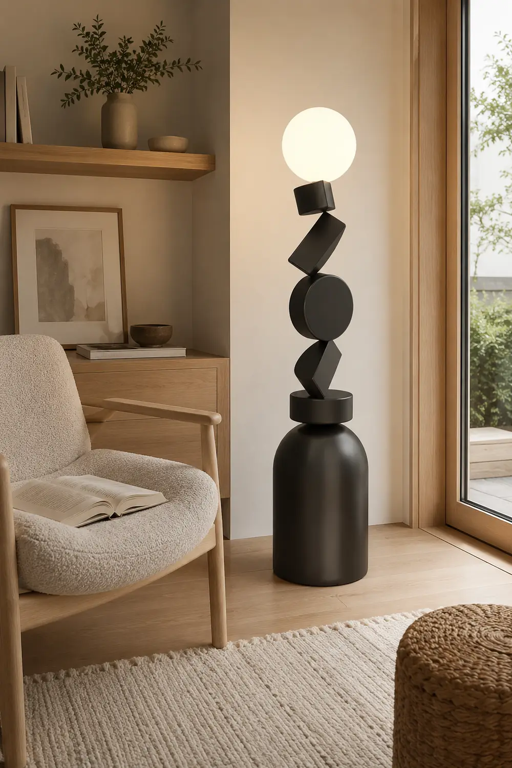 Monolith Cube Floor Lamp - Lumpaz