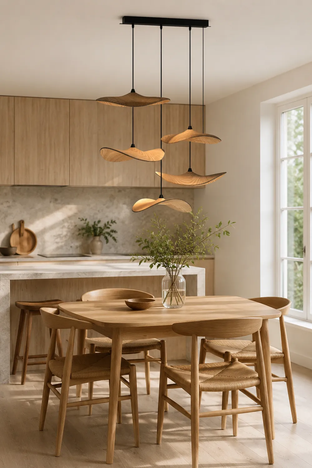 Empty Leaf Chandelier - Lumpaz