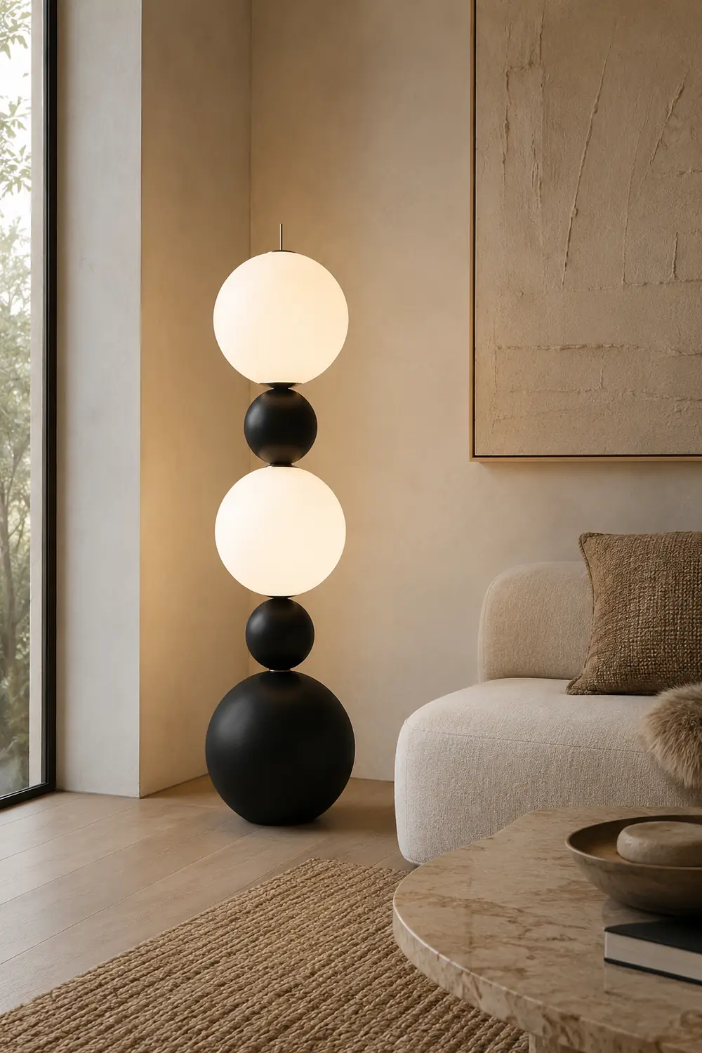 Orion Sphere Floor Lamp - Lumpaz
