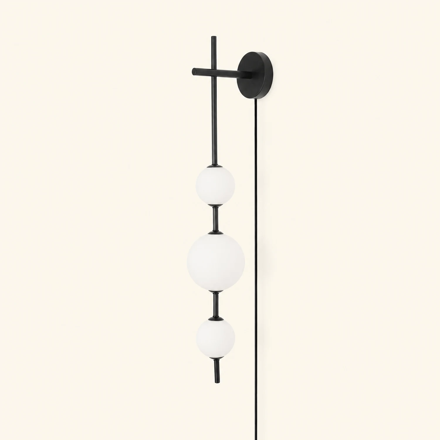 Vertical Globe Plug-in Wall Lamp - Lumpaz
