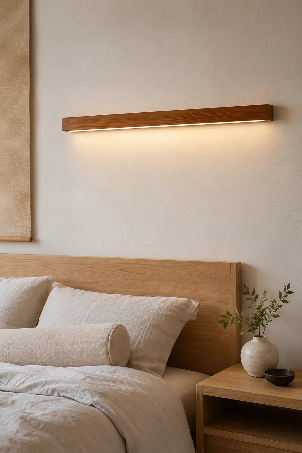 Arlo Linear Wood Wall Light - Lumpaz