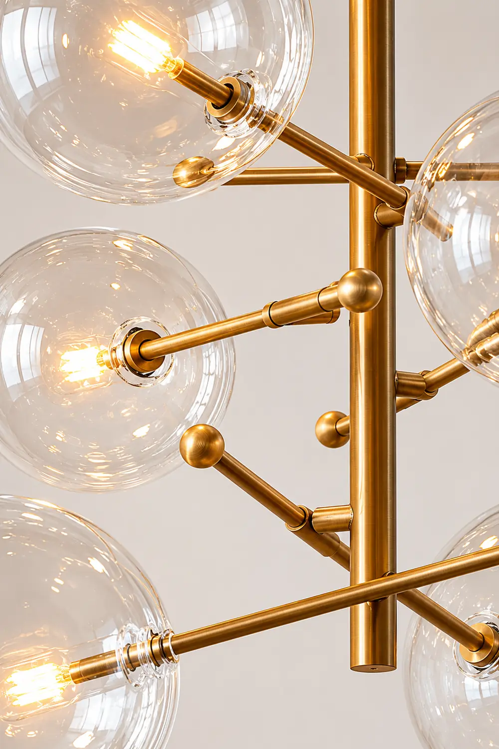 Glass Globe Mobile Chandelier - Lumpaz