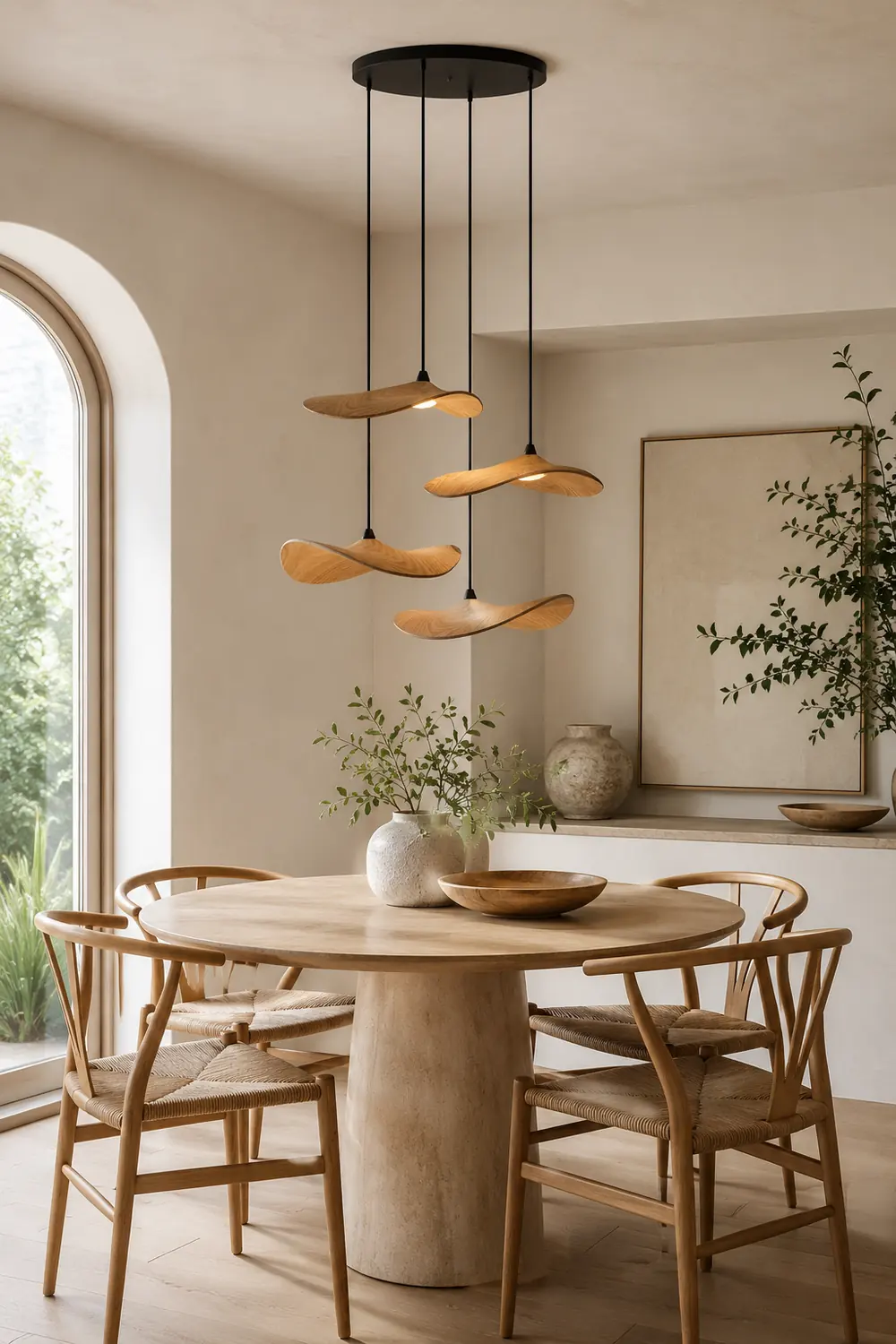 Empty Leaf Chandelier - Lumpaz